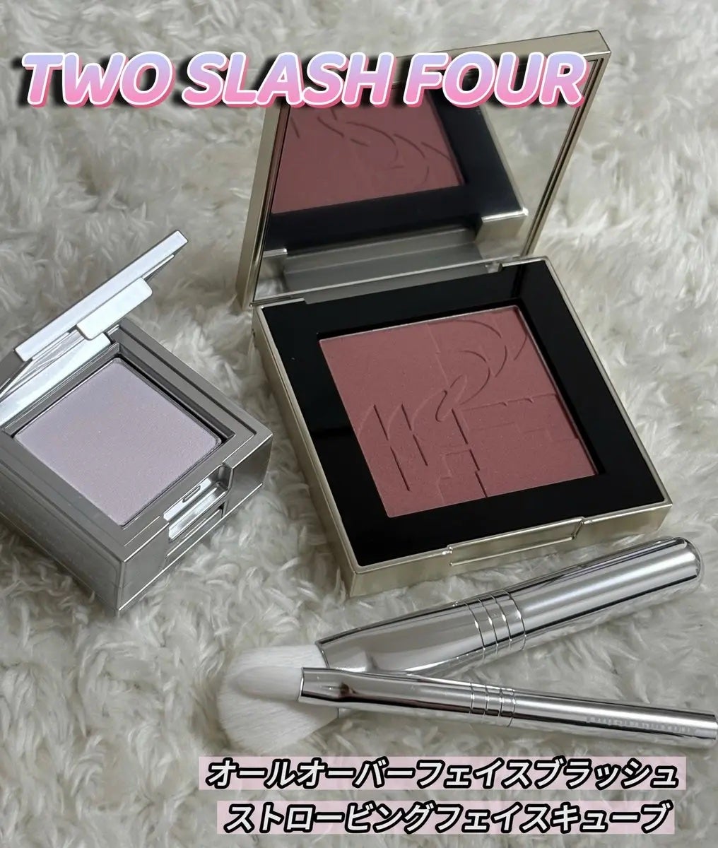 オールオーバーフェイスブラッシュ/TWO SLASH FOUR/パウダーチークを使ったクチコミ(1枚目)