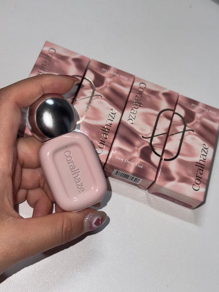 デュー ドロップ ティント/Coralhaze/リップティントを使ったクチコミ(1枚目)