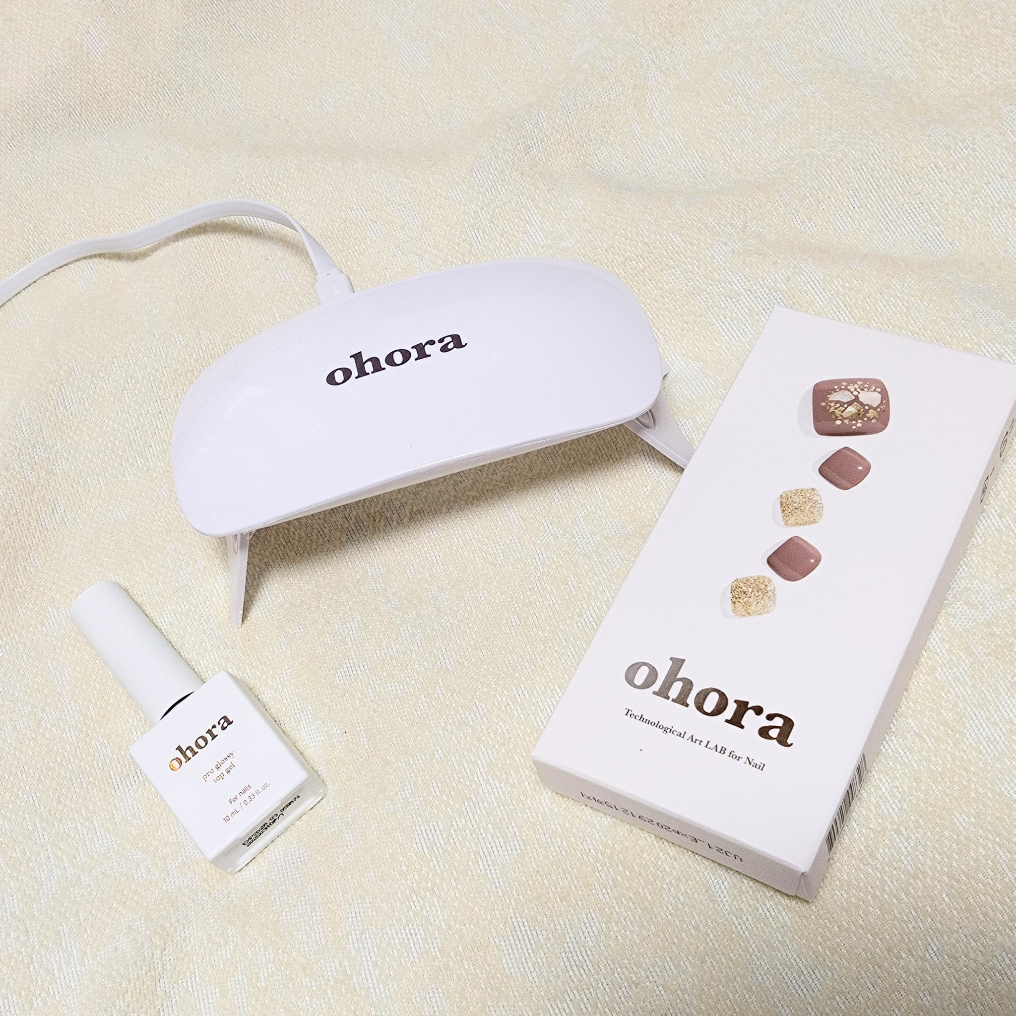 セミキュアジェルネイル(ペディキュア)/ohora/ネイルシールを使ったクチコミ（2枚目）