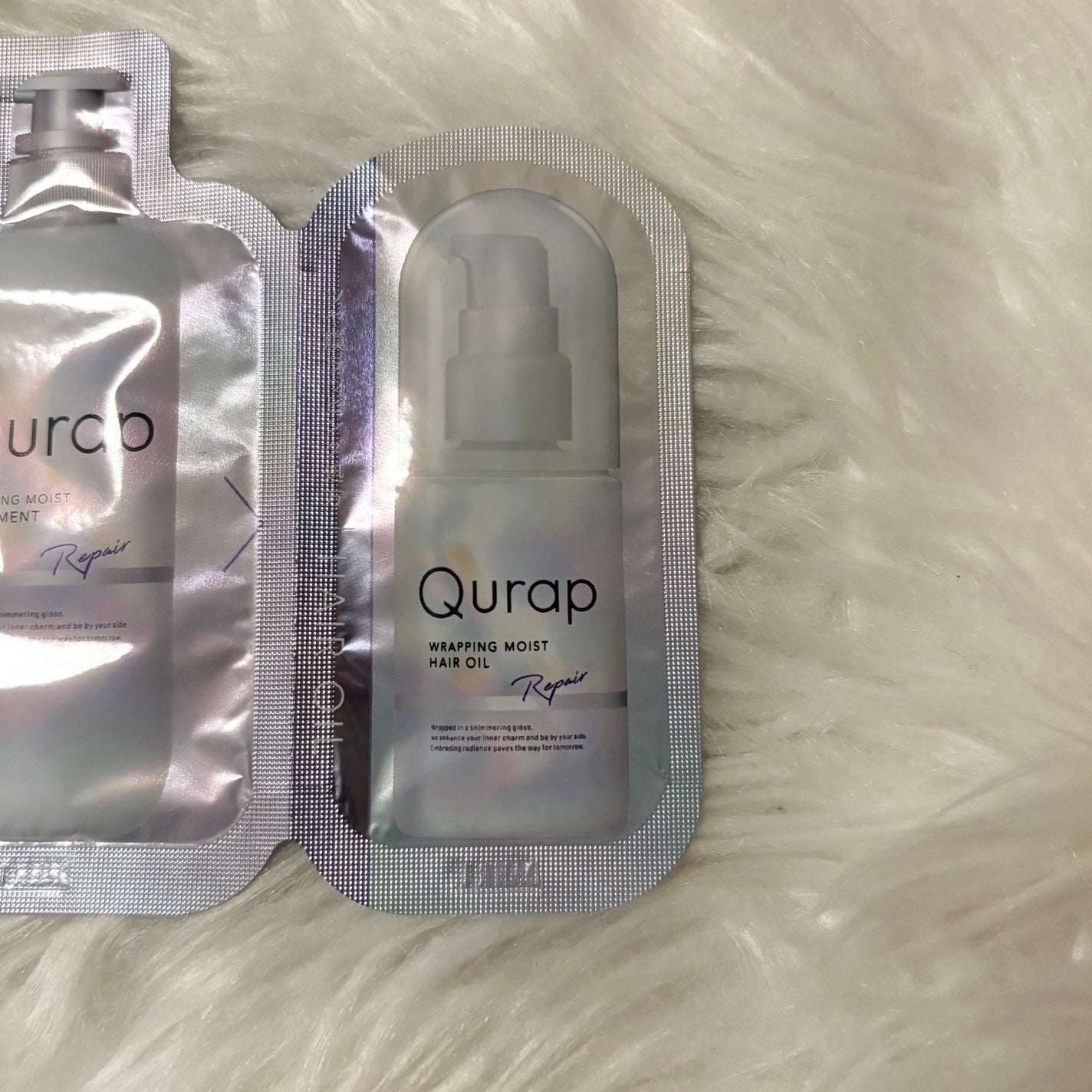 ラッピングモイストヘアオイル/Qurap/ヘアオイルを使ったクチコミ(1枚目)