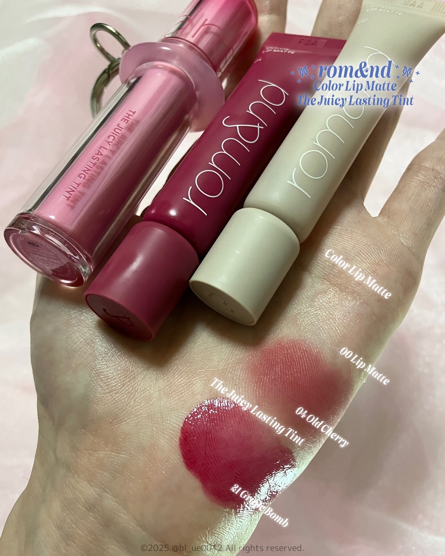 ザ ジューシーラスティングティント/rom&nd/リップティントを使ったクチコミ(3枚目)