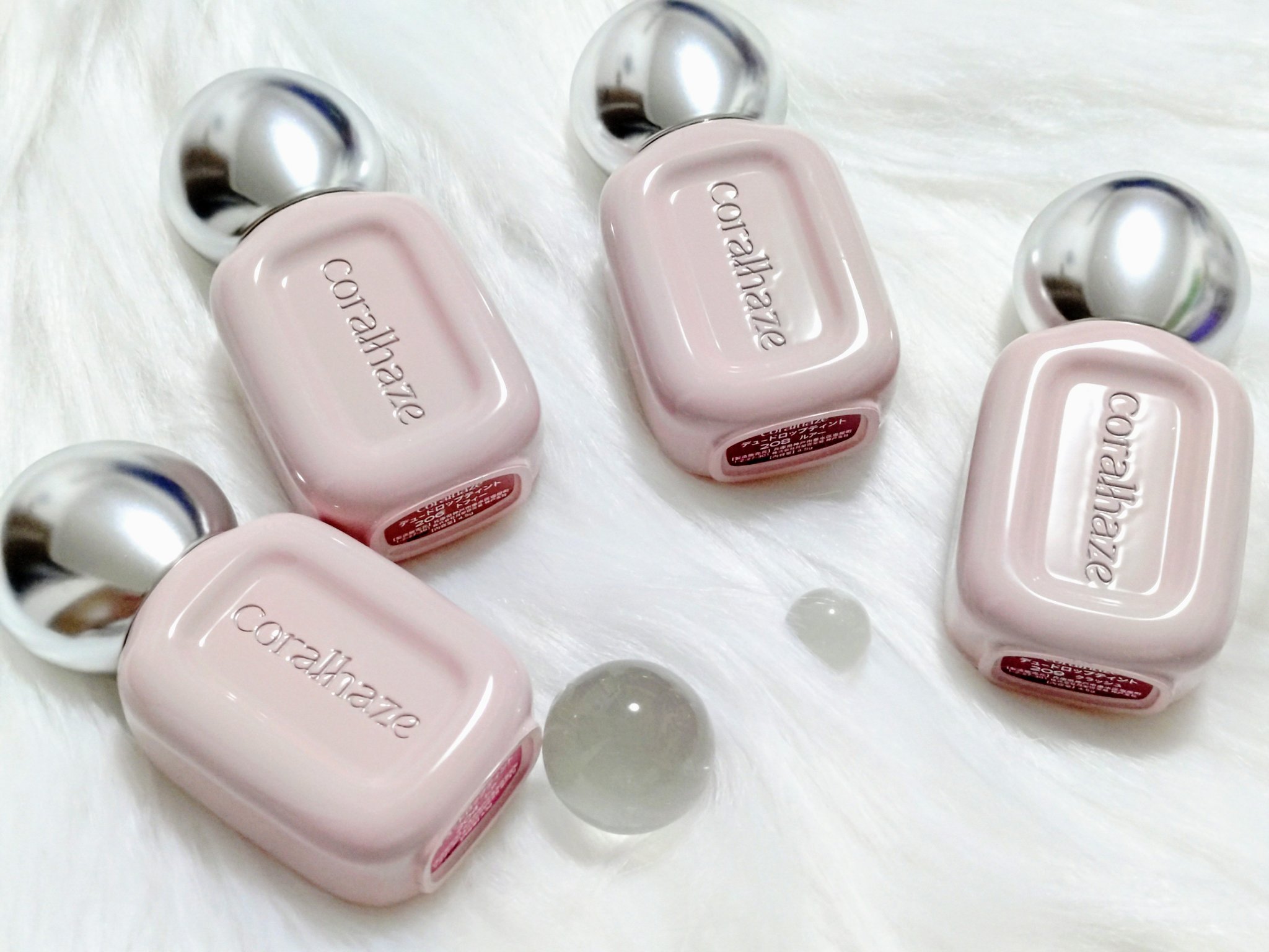 デュー ドロップ ティント/Coralhaze/リップティントを使ったクチコミ（2枚目）