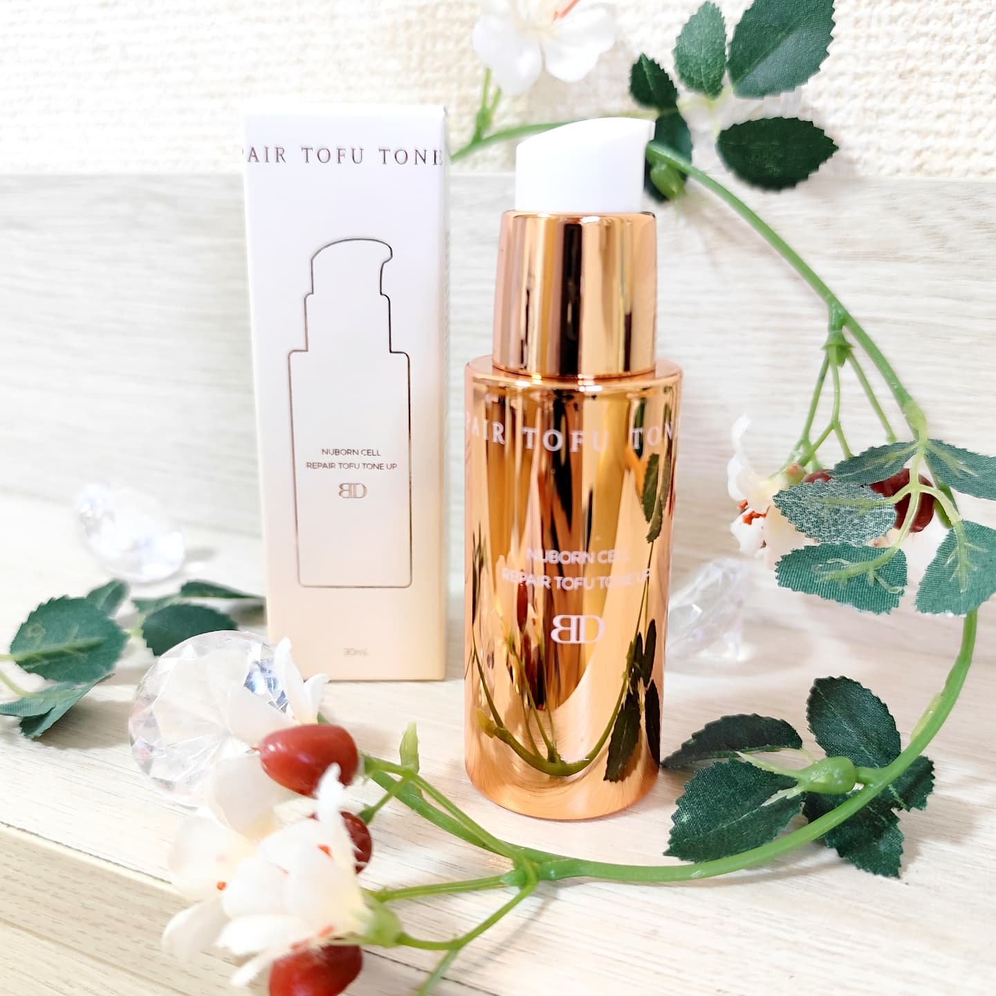 ヌボンセル リペア豆腐トーンアップクリーム/ブランドゥブ/化粧下地を使ったクチコミ（1枚目）