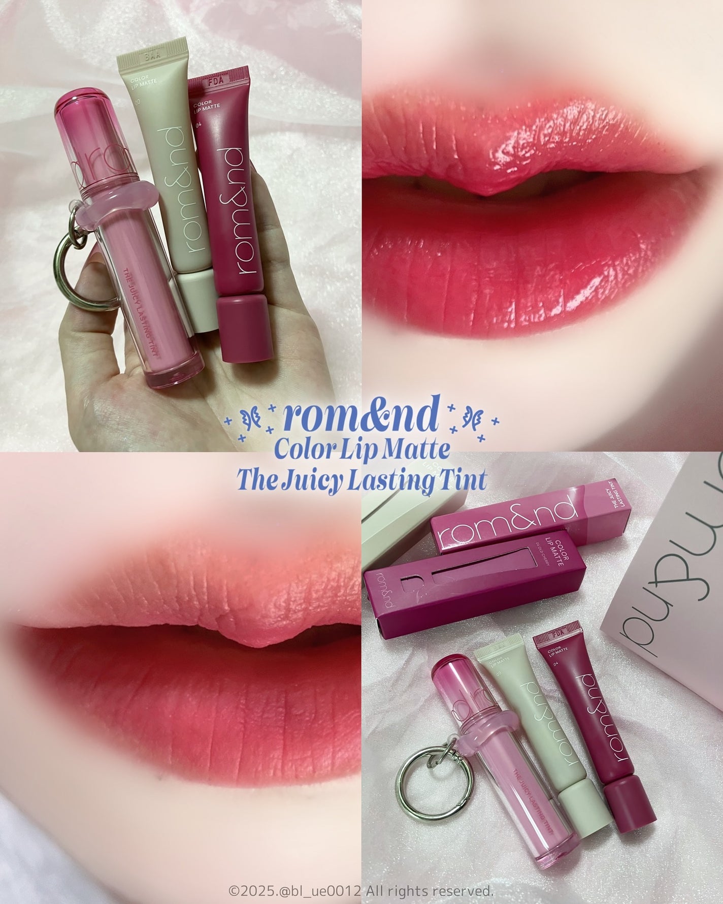 ザ ジューシーラスティングティント/rom&nd/リップティントを使ったクチコミ(1枚目)