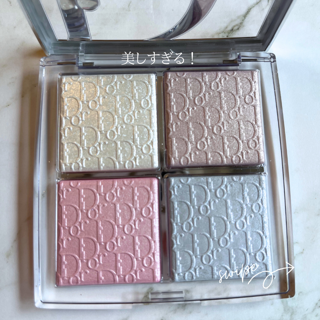 【旧】ディオール バックステージ フェイス グロウ パレット/Dior/ハイライトを使ったクチコミ（2枚目）