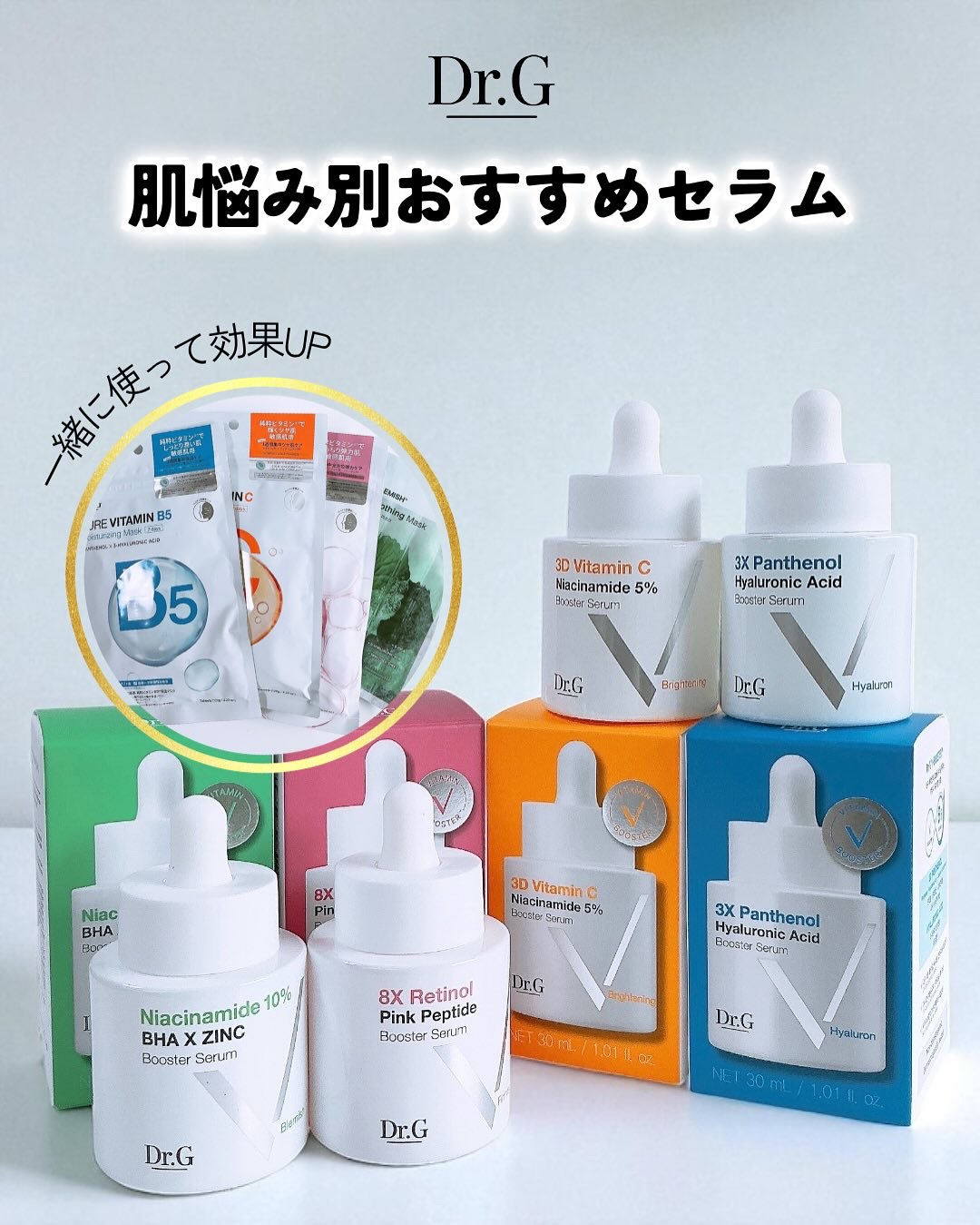 3D ビタミンC ナイアシンアミド 5% ブースター ブライトニング セラム/Dr.G/美容液を使ったクチコミ（1枚目）