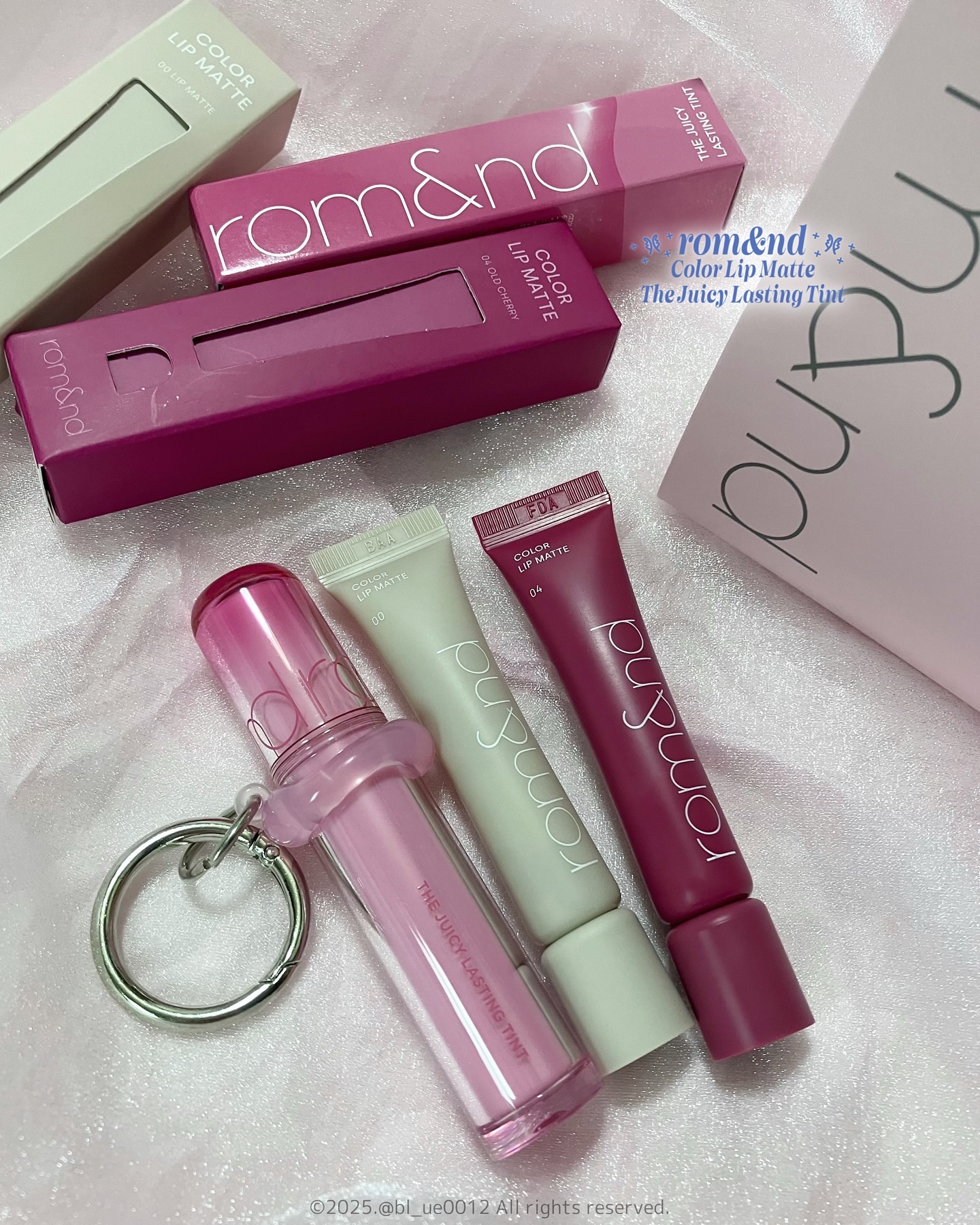 カラーリップマット 04 オールドチェリー/rom&nd/口紅を使ったクチコミ（2枚目）