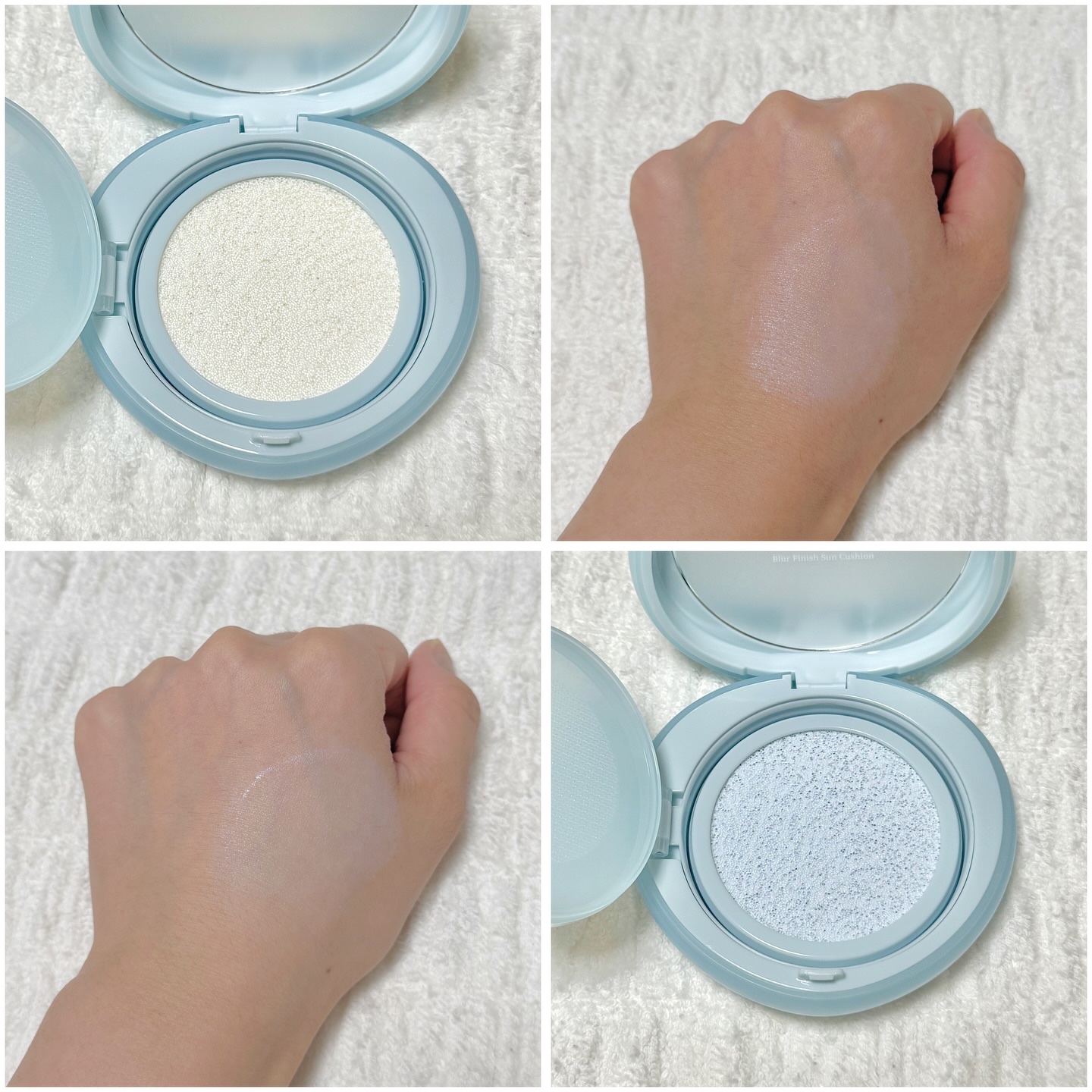 ブラーフィニッシュサンクッション/TOCOBO/日焼け止めパウダーを使ったクチコミ（3枚目）