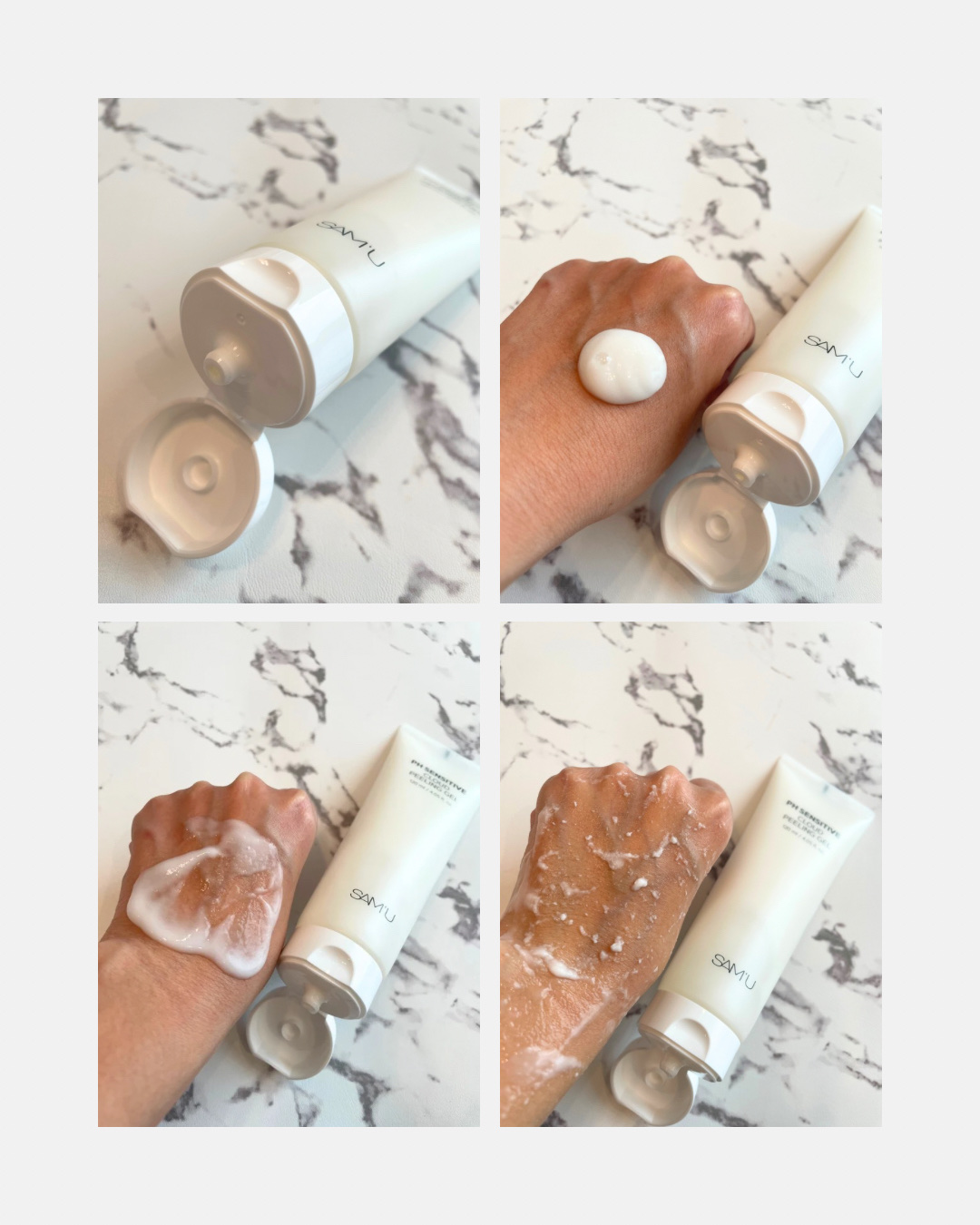 PHセンシティブクラウドピーリングジェル/SAM'U/ピーリングを使ったクチコミ（3枚目）