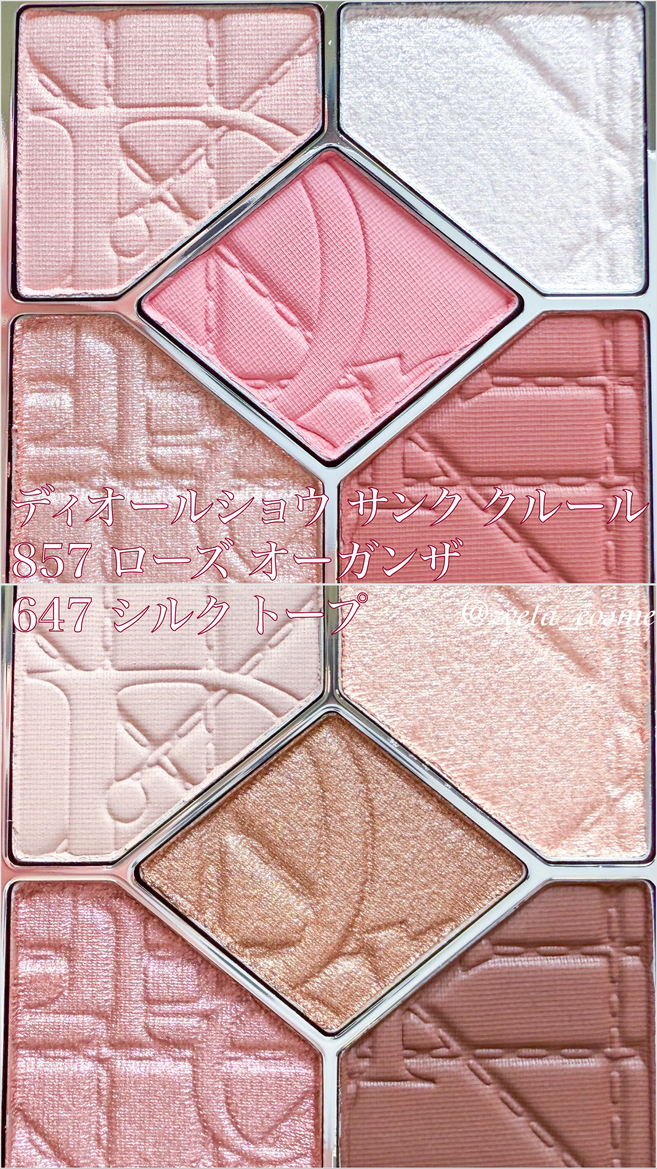 【旧】ディオールショウ サンク クルール（限定品）/Dior/アイシャドウを使ったクチコミ（2枚目）