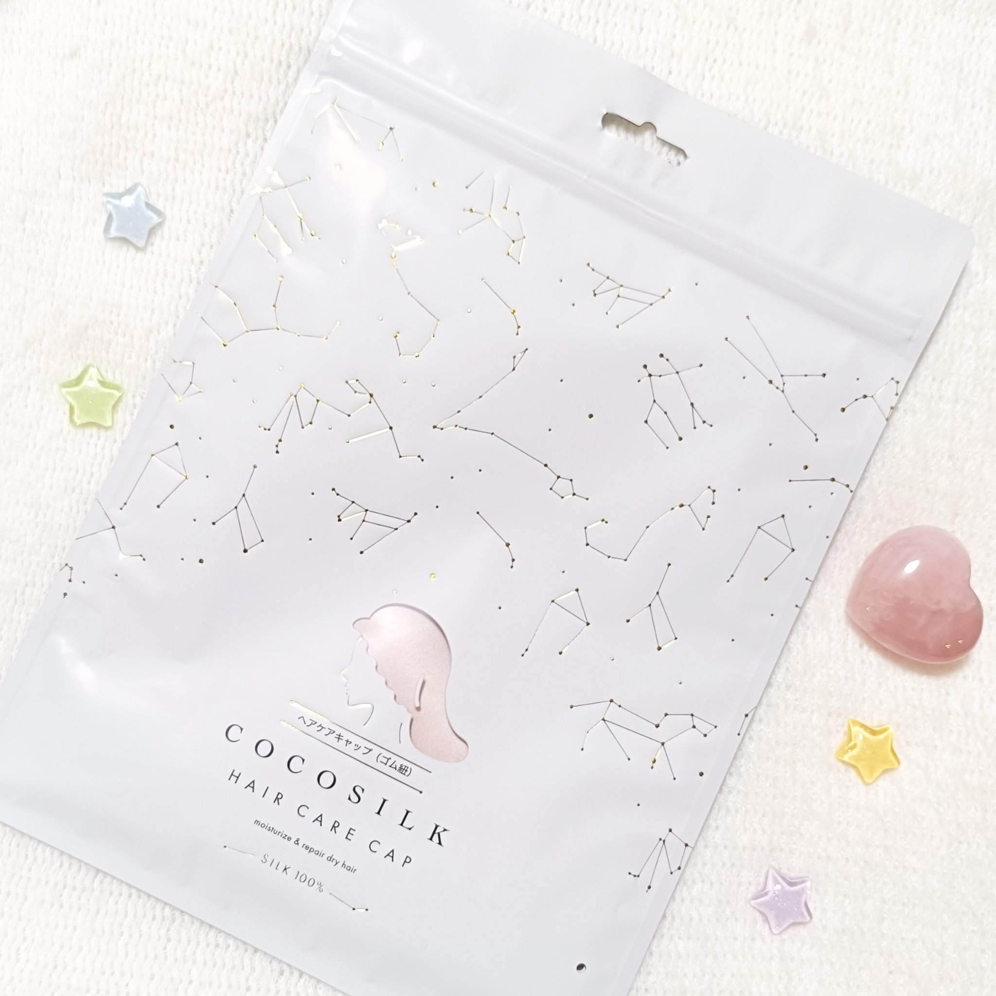 COCOSILK ナイトキャップロング/COCOSILK/ヘアケアグッズを使ったクチコミ（1枚目）