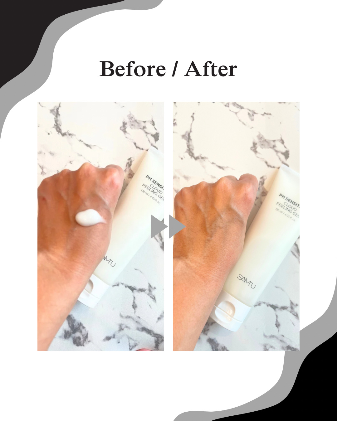 PHセンシティブクラウドピーリングジェル/SAM'U/ピーリングを使ったクチコミ（2枚目）