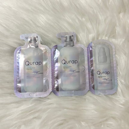 ラッピングモイストヘアオイル/Qurap/ヘアオイルを使ったクチコミ(1枚目)