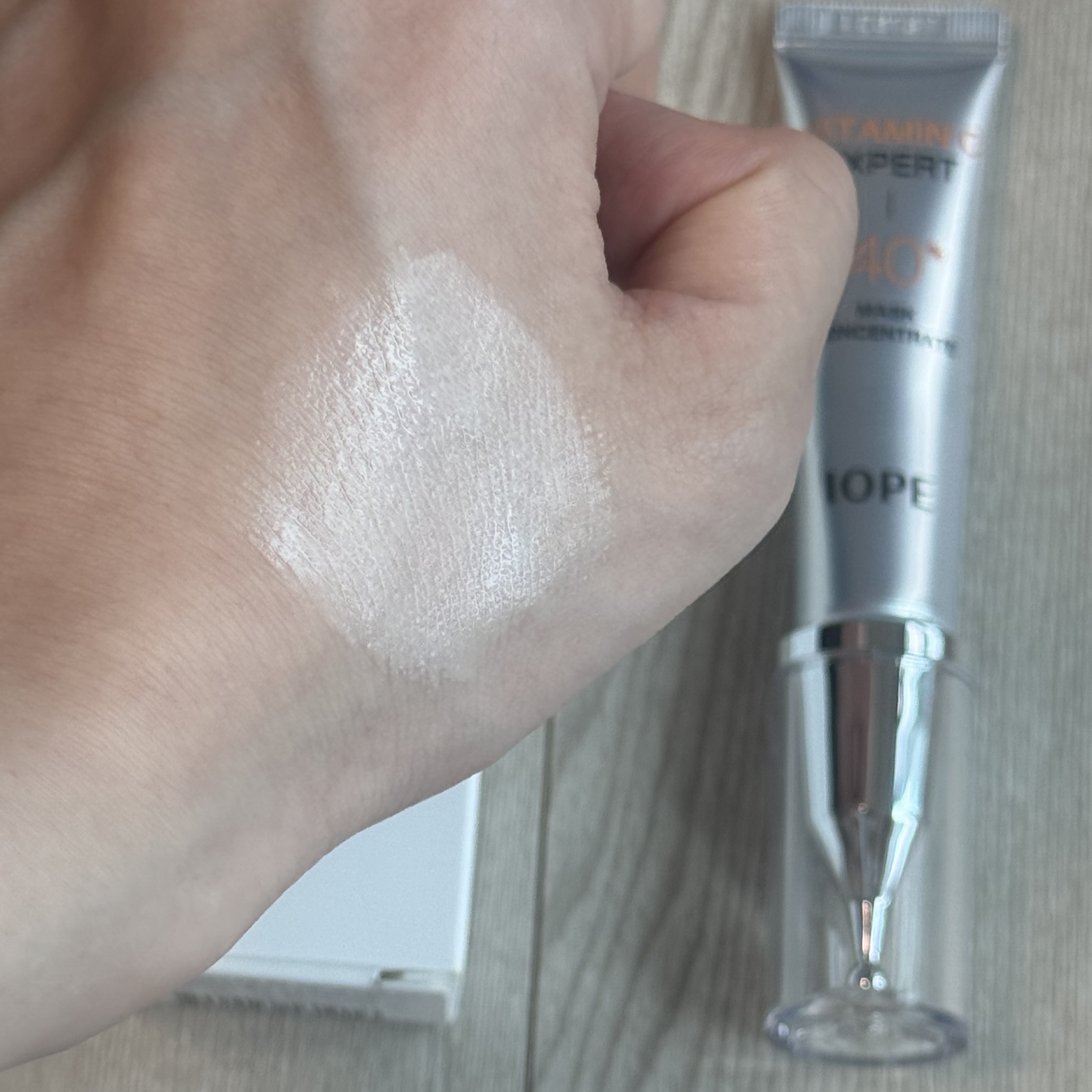 ビタミンC エキスパート40% マスクコンセントレート/IOPE/フェイスクリームを使ったクチコミ（3枚目）