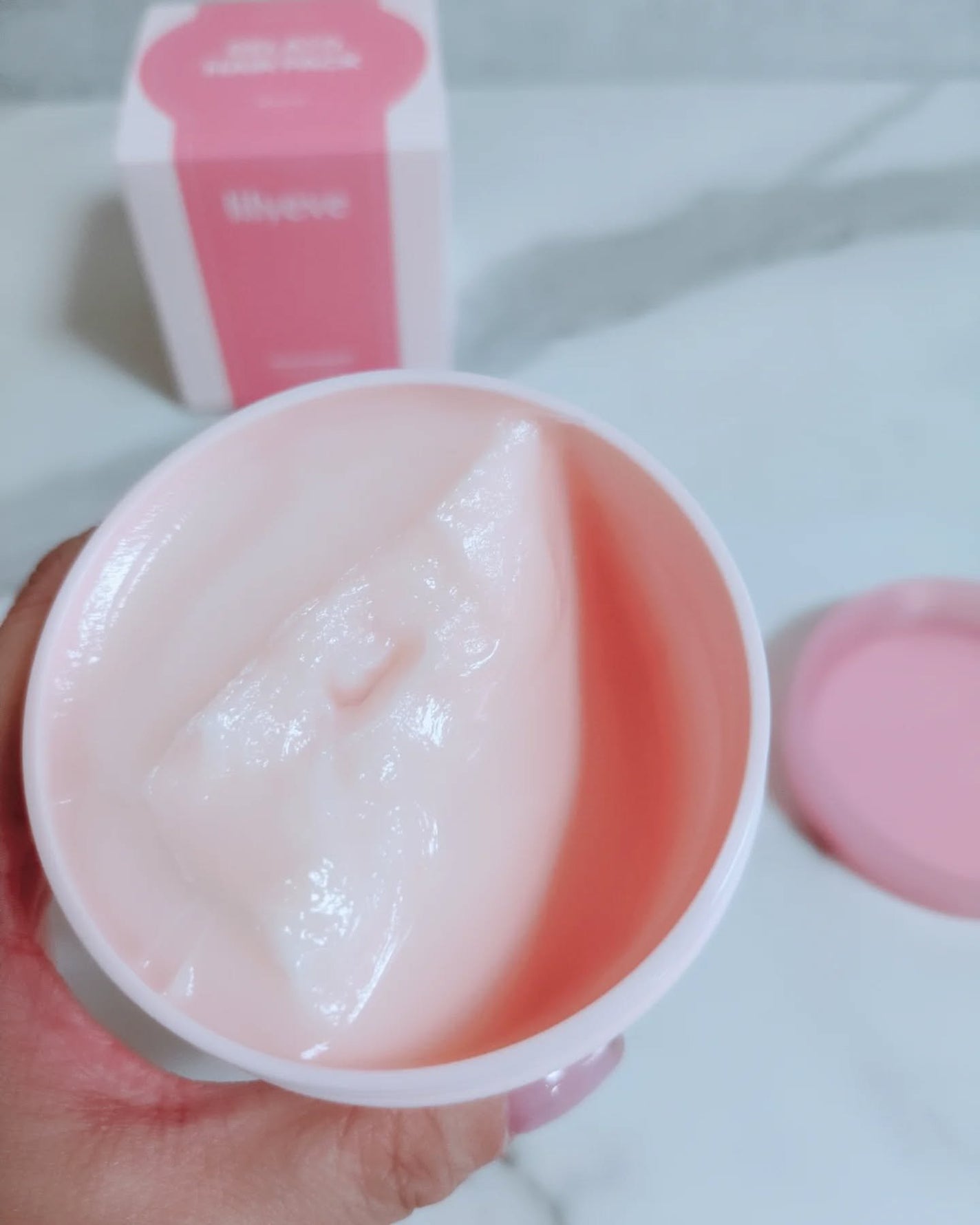 みぃ on LIPS 「Lilyeve(リリーイブ)バウンシーベリージェラートヘアパッ..」(3枚目)