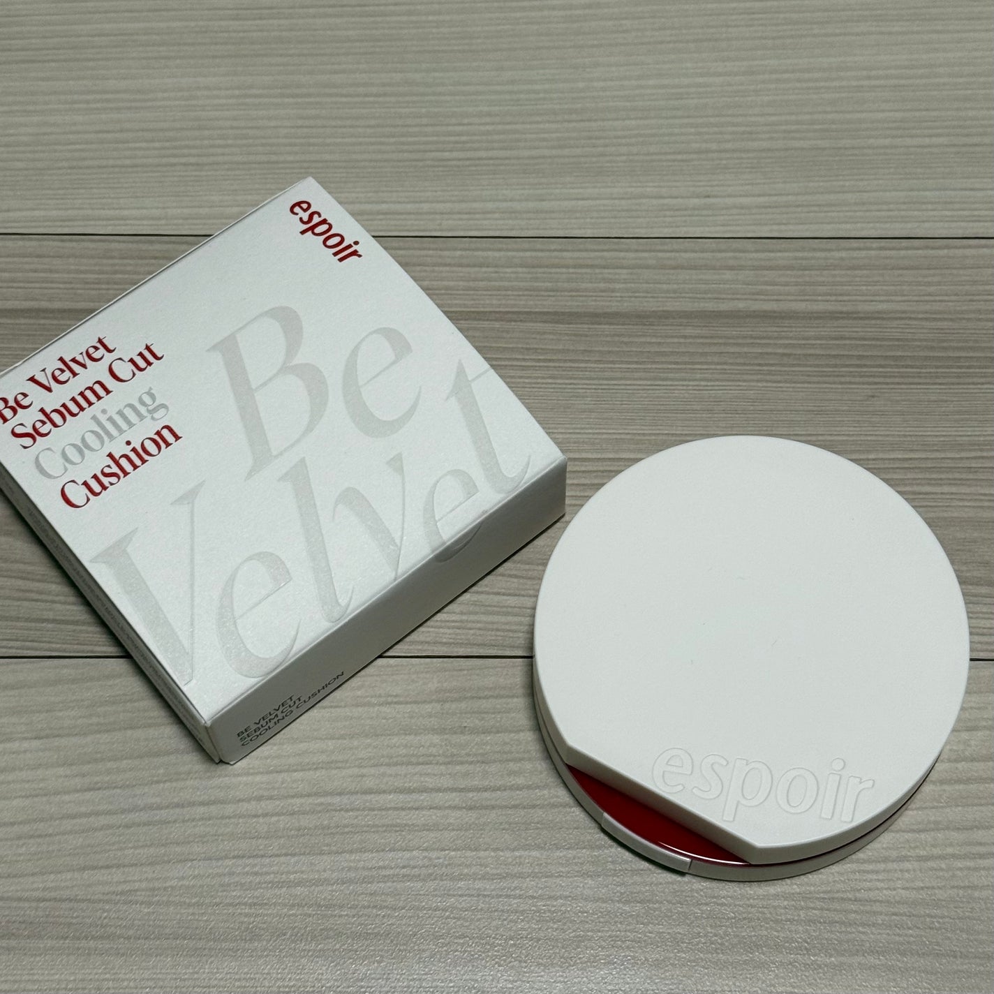 ビーベルベット セバムカットクッション/espoir/プレストパウダーを使ったクチコミ(4枚目)