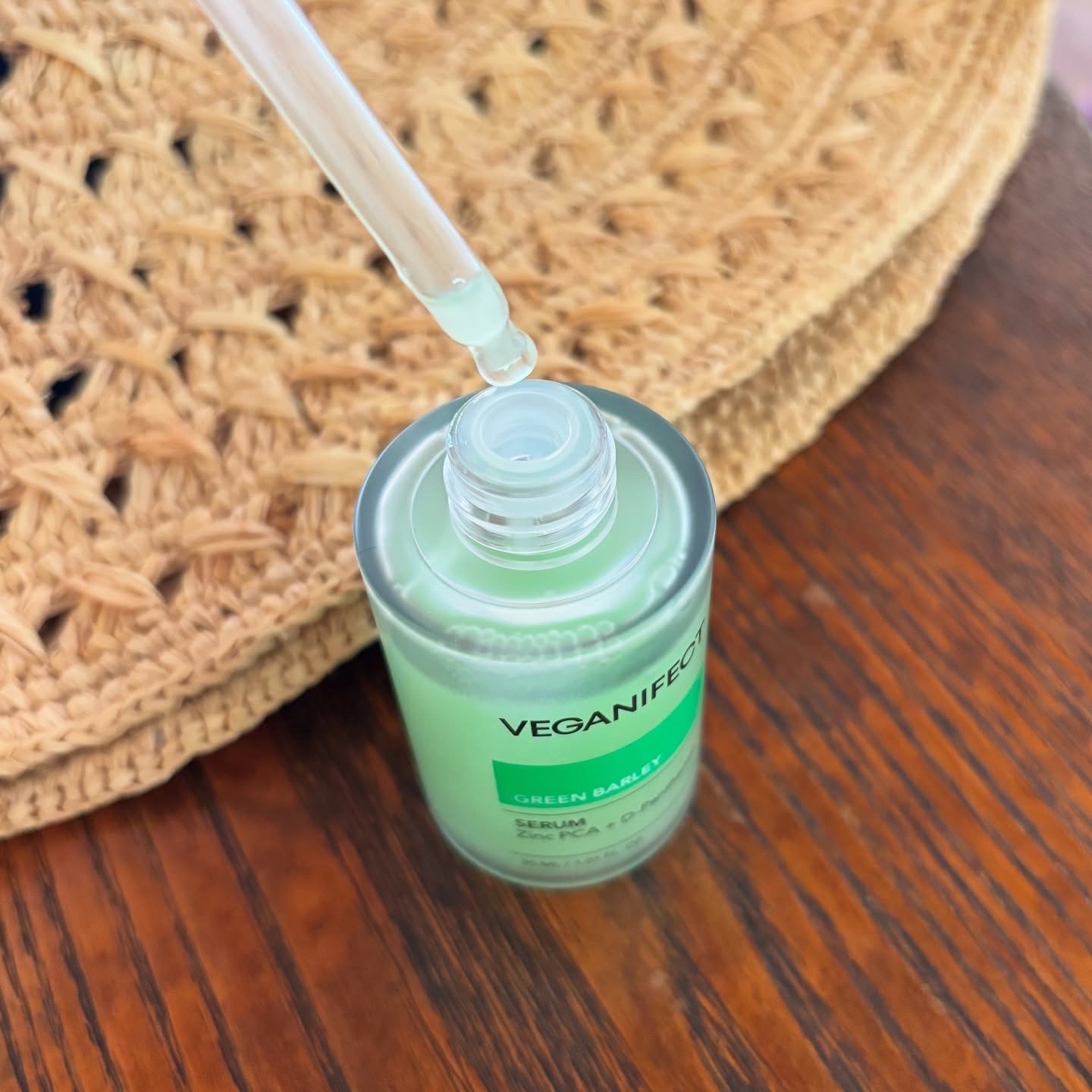 青麦ジンクセラム/Veganifect/美容液を使ったクチコミ（3枚目）