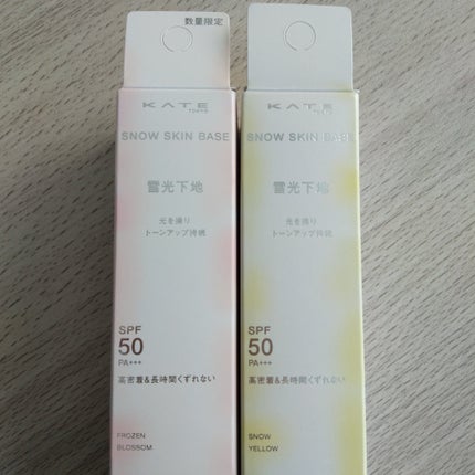 ケイト スノースキンベース/KATE/化粧下地を使ったクチコミ(6枚目)
