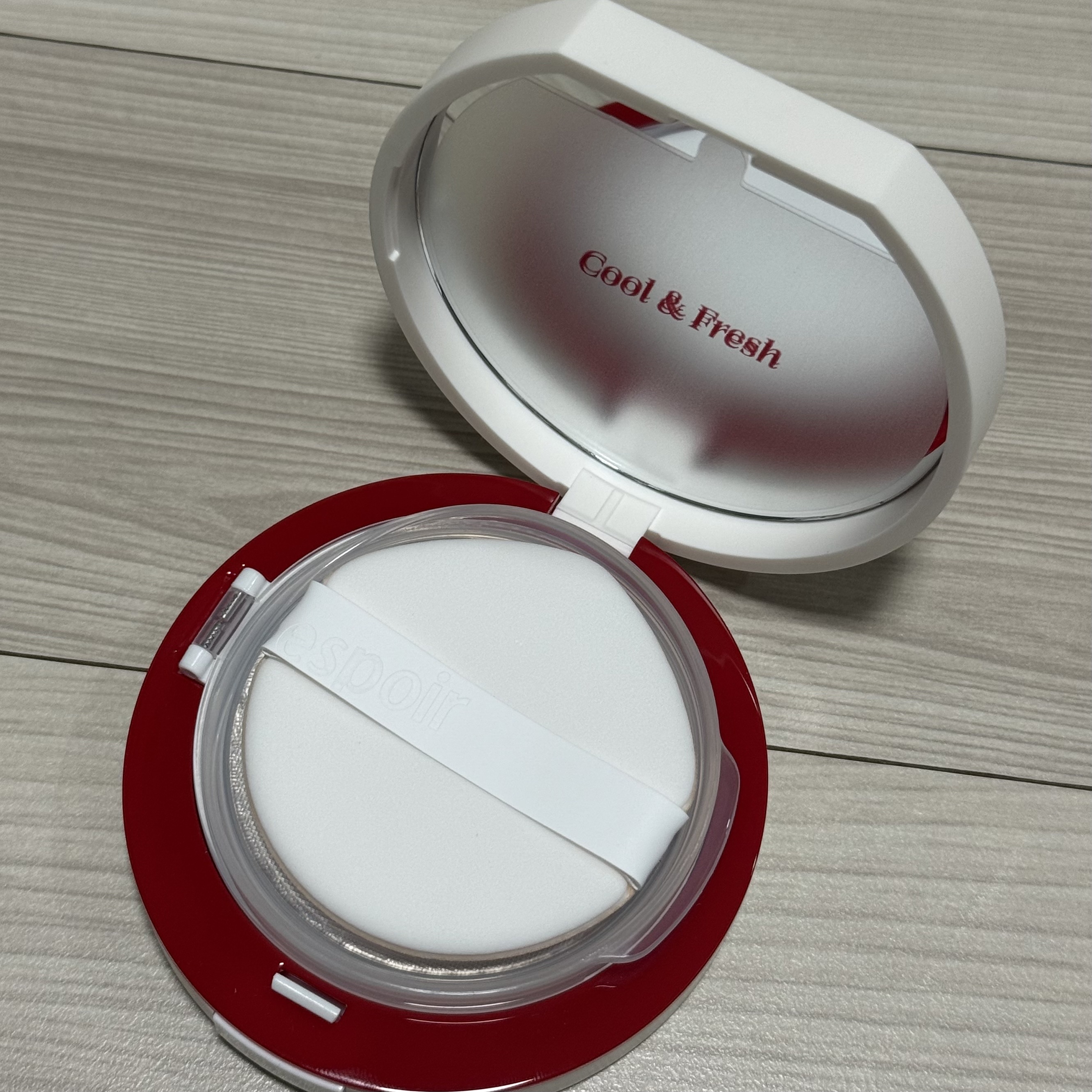 ビーベルベット セバムカットクッション/espoir/プレストパウダーを使ったクチコミ（1枚目）