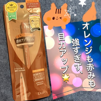 シルキーリキッドアイライナーWP/D-UP/リキッドアイライナーを使ったクチコミ(1枚目)