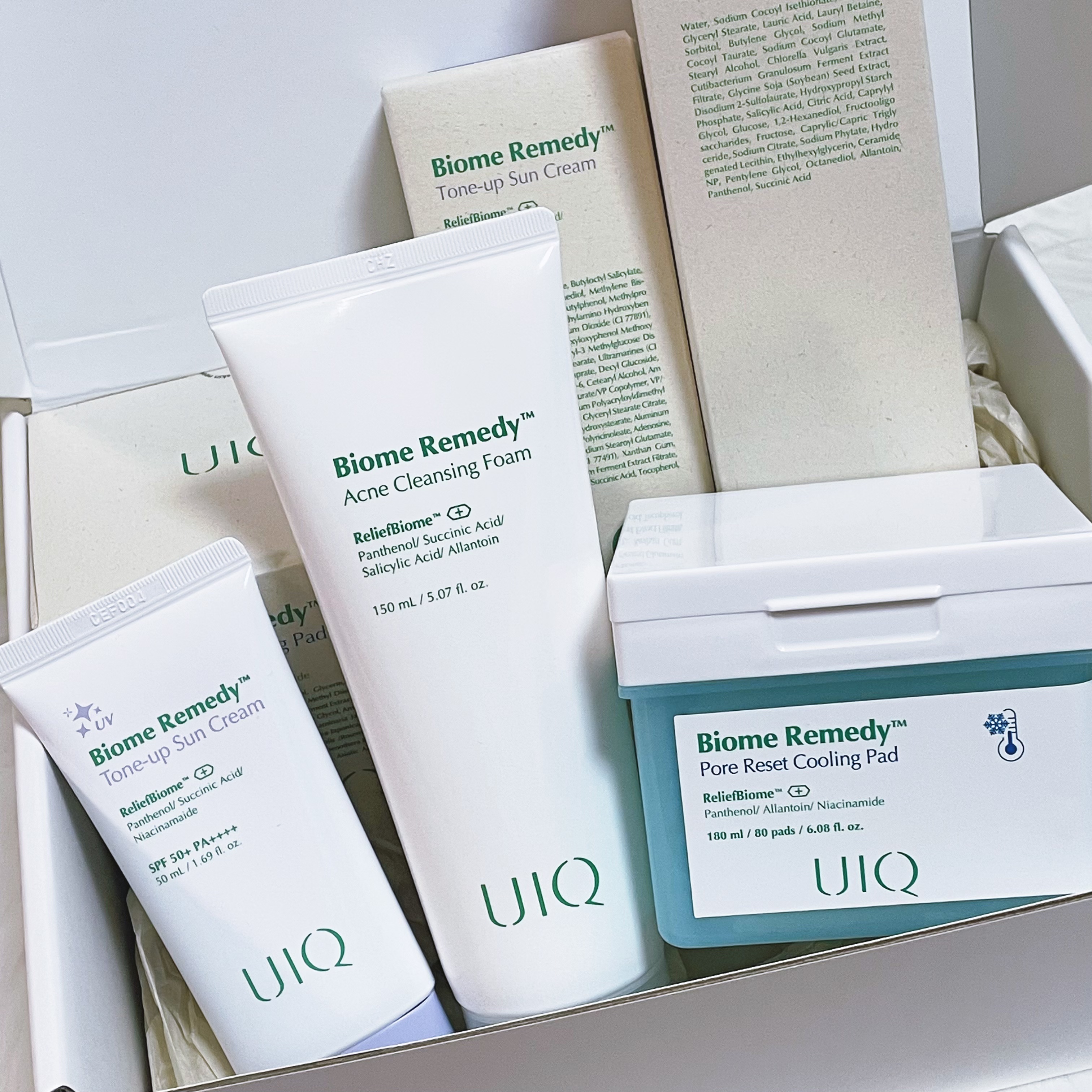 バイオームレメディパープルトーンアップUVクリーム/UIQ/日焼け止めクリームを使ったクチコミ（1枚目）