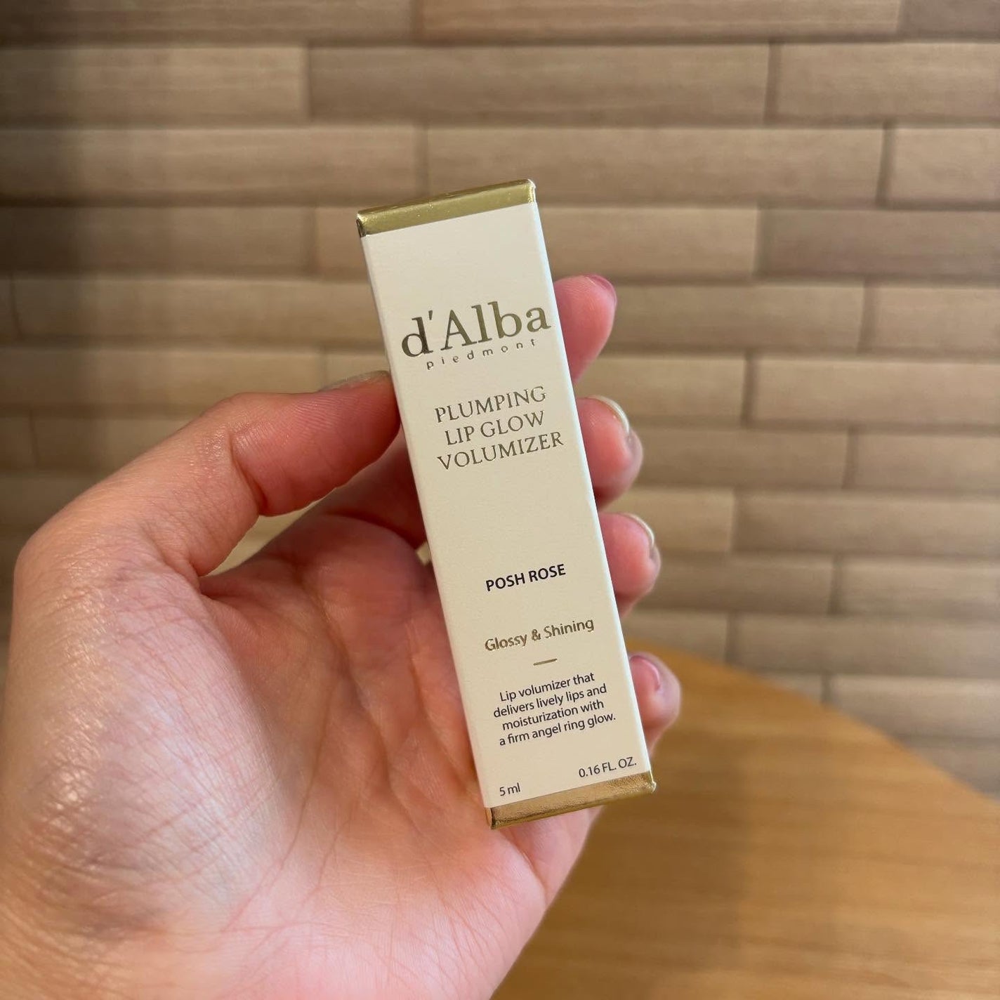 ダルバ プランピンクグロウボリューマイザー/ダルバ/リップグロスを使ったクチコミ(2枚目)