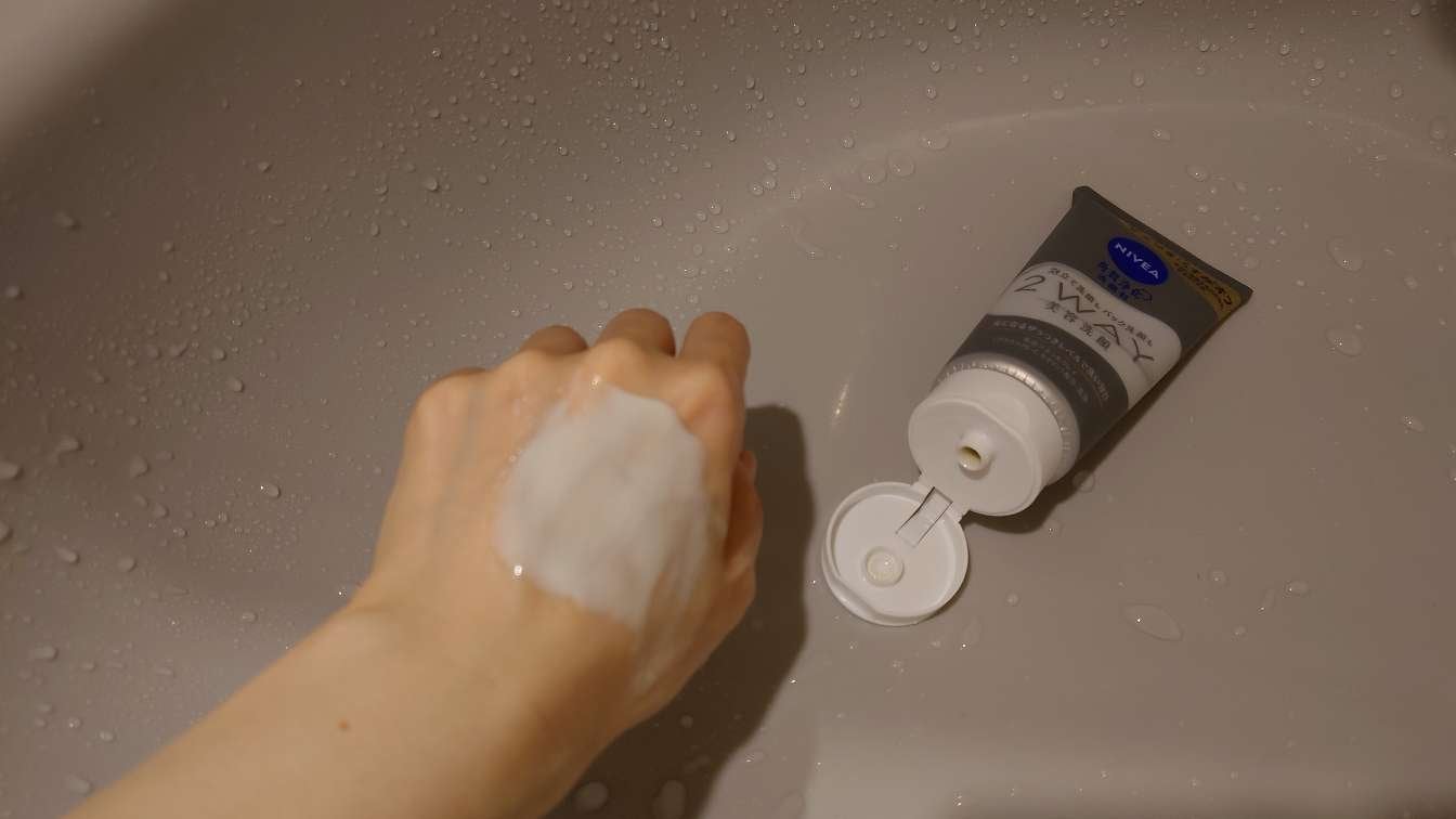 ニベア2WAY美容洗顔/ニベア/洗顔フォームを使ったクチコミ(4枚目)