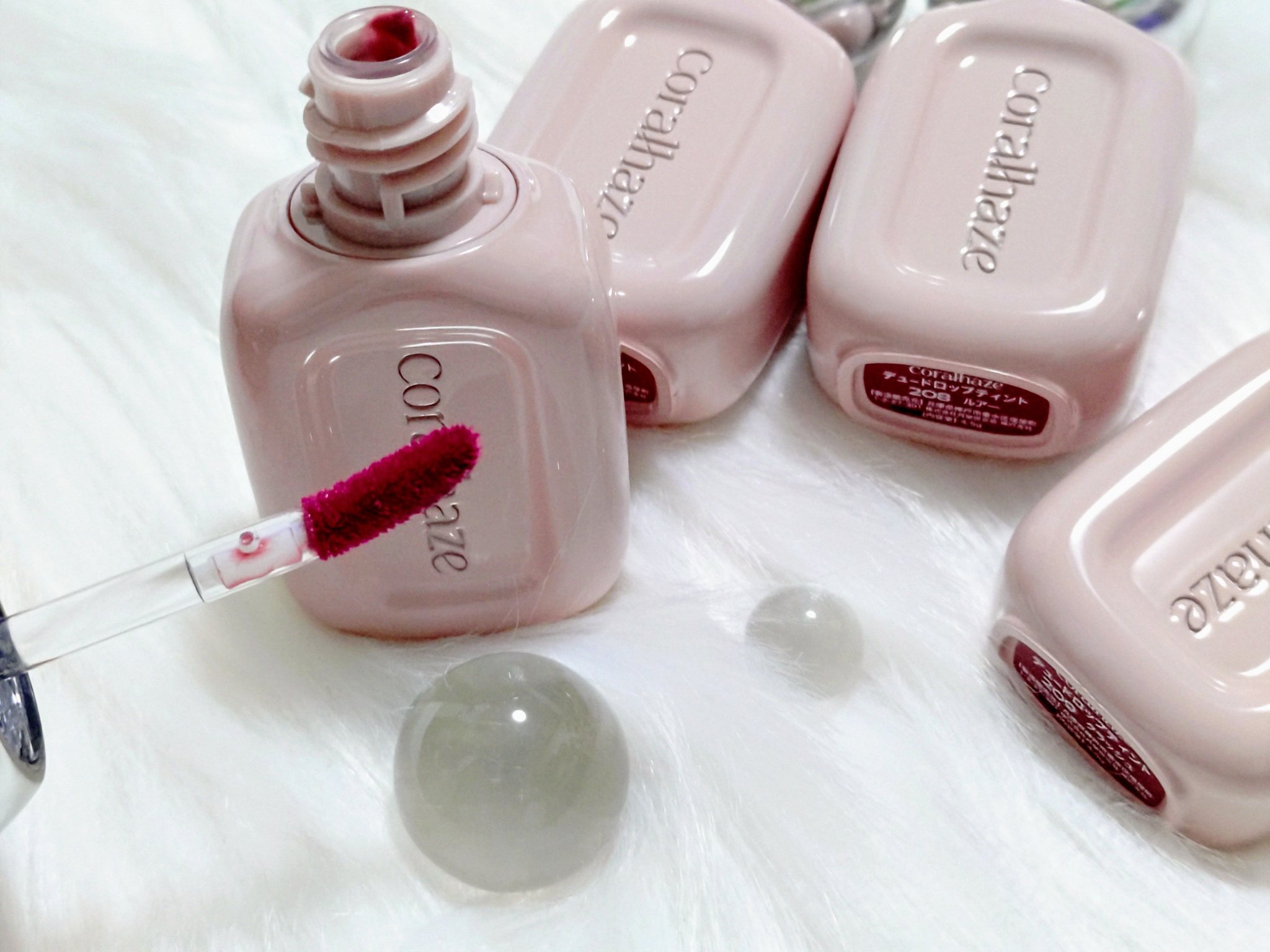 デュー ドロップ ティント/Coralhaze/リップティントを使ったクチコミ（3枚目）