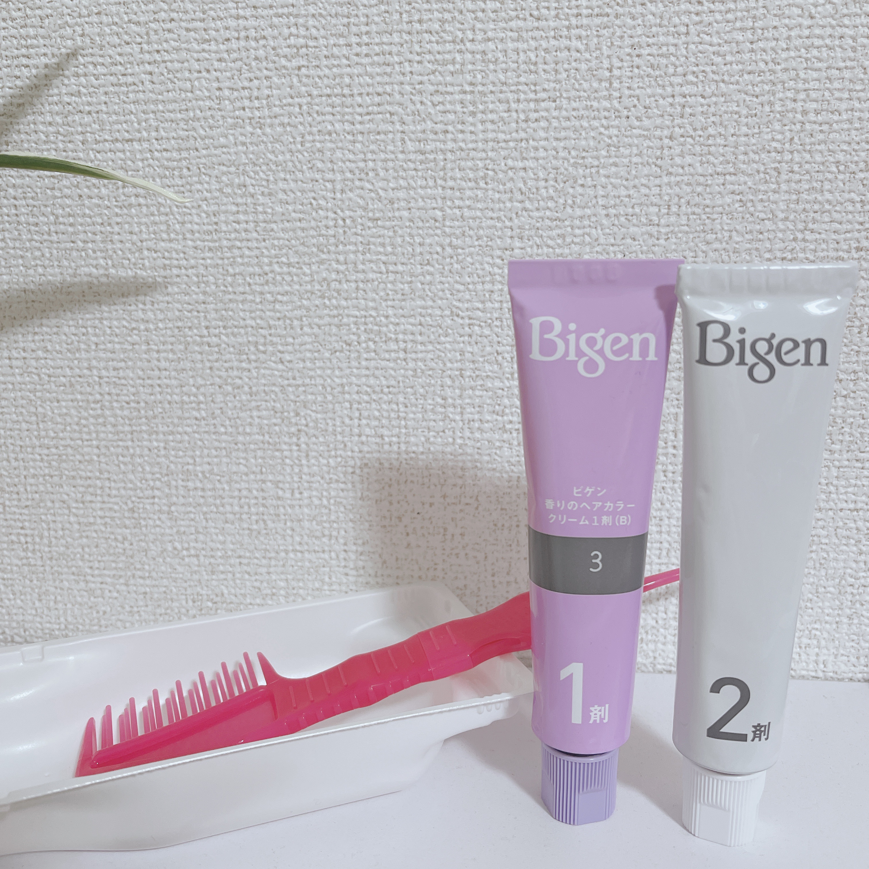 香りのヘアカラー クリーム ライトブラウン/ビゲン/ヘアカラーを使ったクチコミ（2枚目）