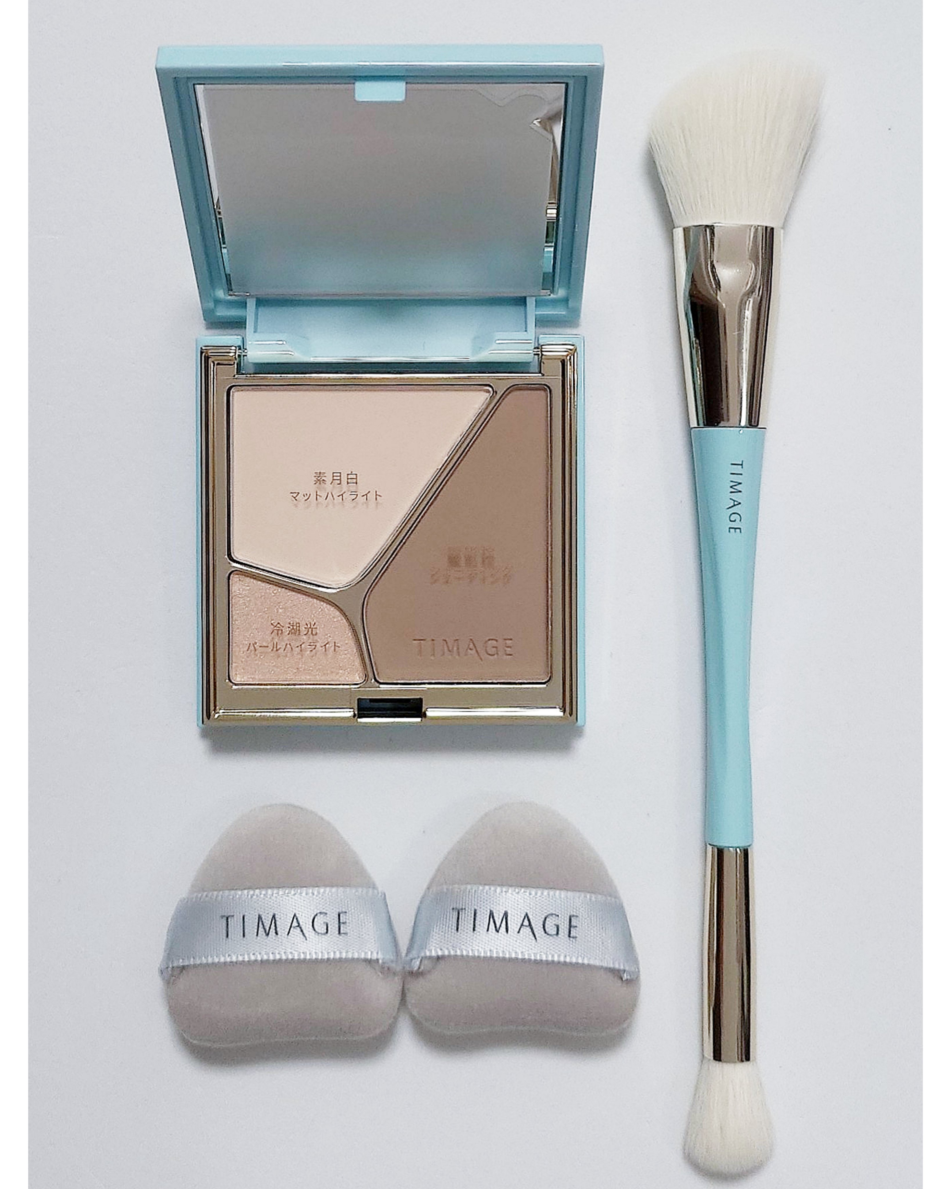 ハイライト・シェーディングパレットミニセット/TIMAGE/メイクアップキットを使ったクチコミ（1枚目）