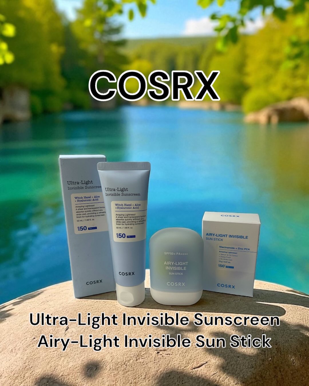 ウルトラライト透明UVクリーム/COSRX/日焼け止めクリームを使ったクチコミ（1枚目）