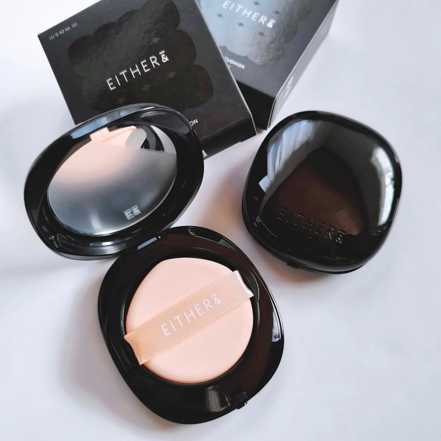 Pebble Blur Cushion/EITHER＆/クッションファンデーションを使ったクチコミ（1枚目）