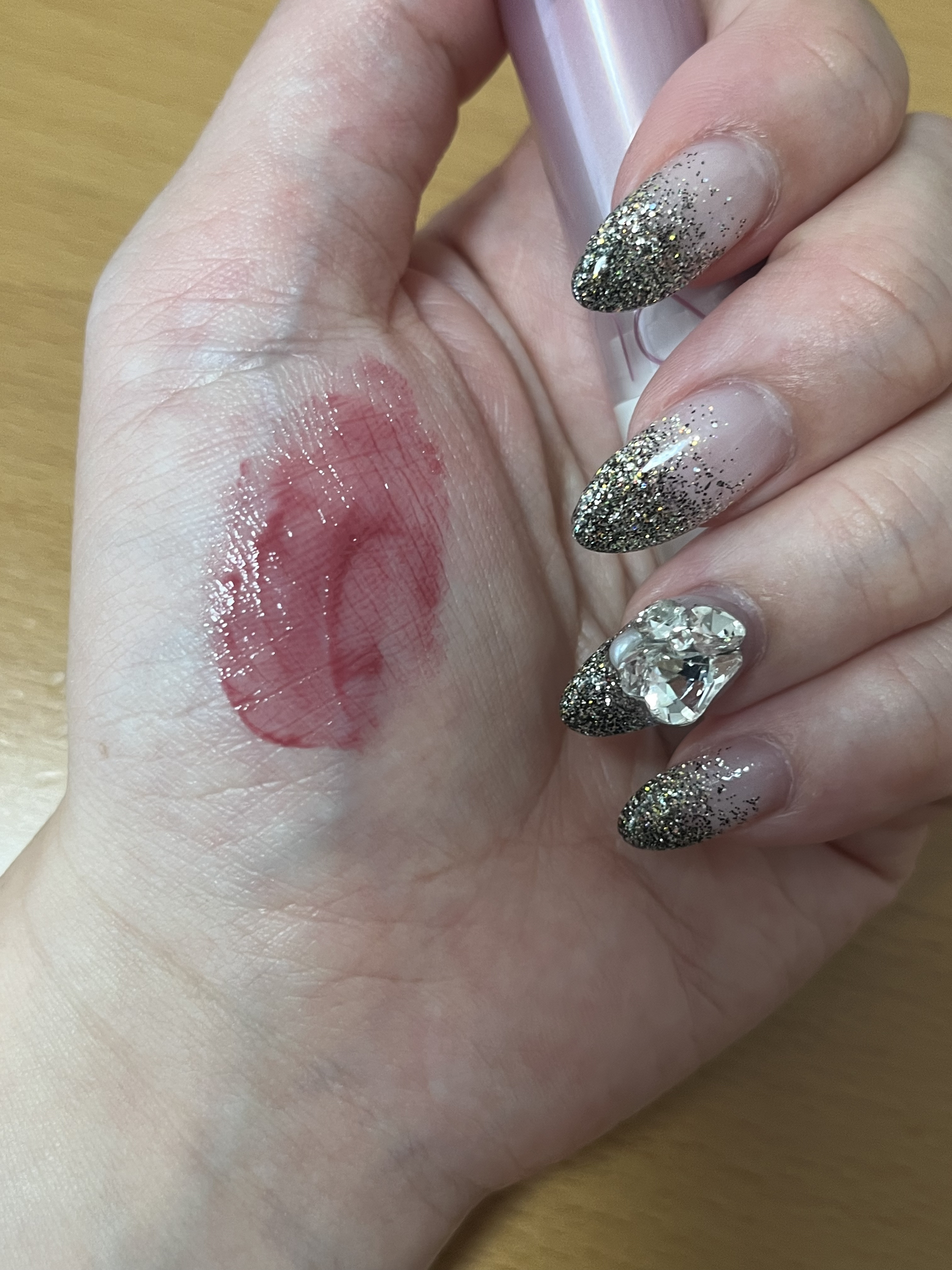 グラスティングメルティングバーム/rom&amp;nd/リップバームを使ったクチコミ（3枚目）