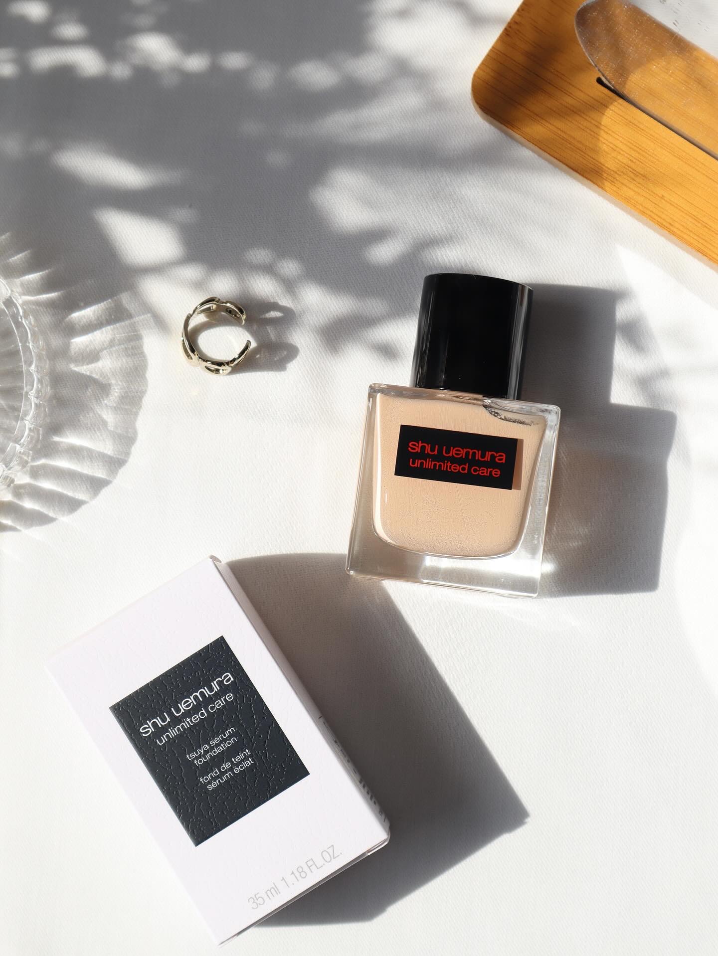 アンリミテッド ケア ツヤ セラム ファンデーション/shu uemura/リキッドファンデーションを使ったクチコミ（1枚目）