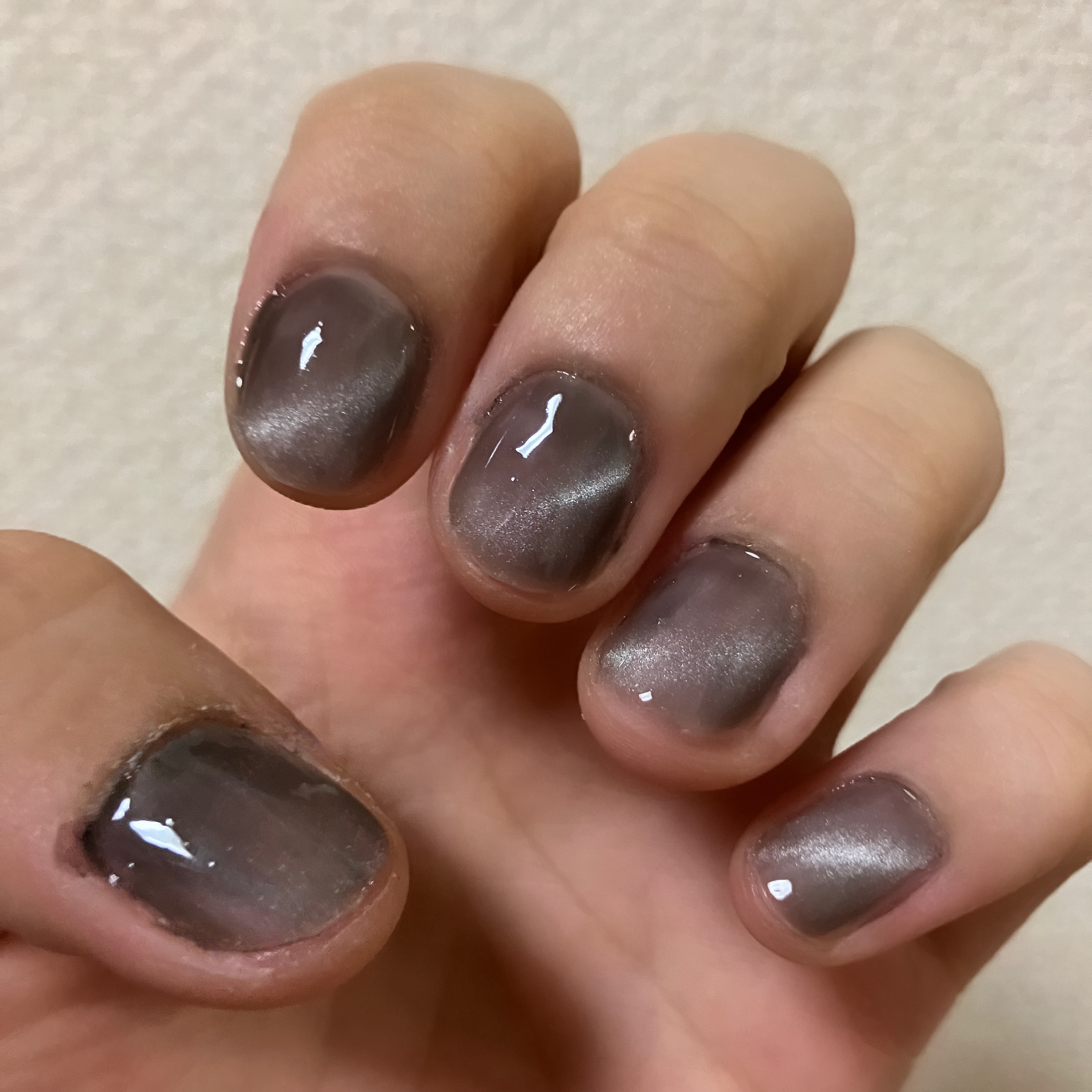 マグネットスティックネイルジェル/3COINS/ジェルネイルを使ったクチコミ（3枚目）