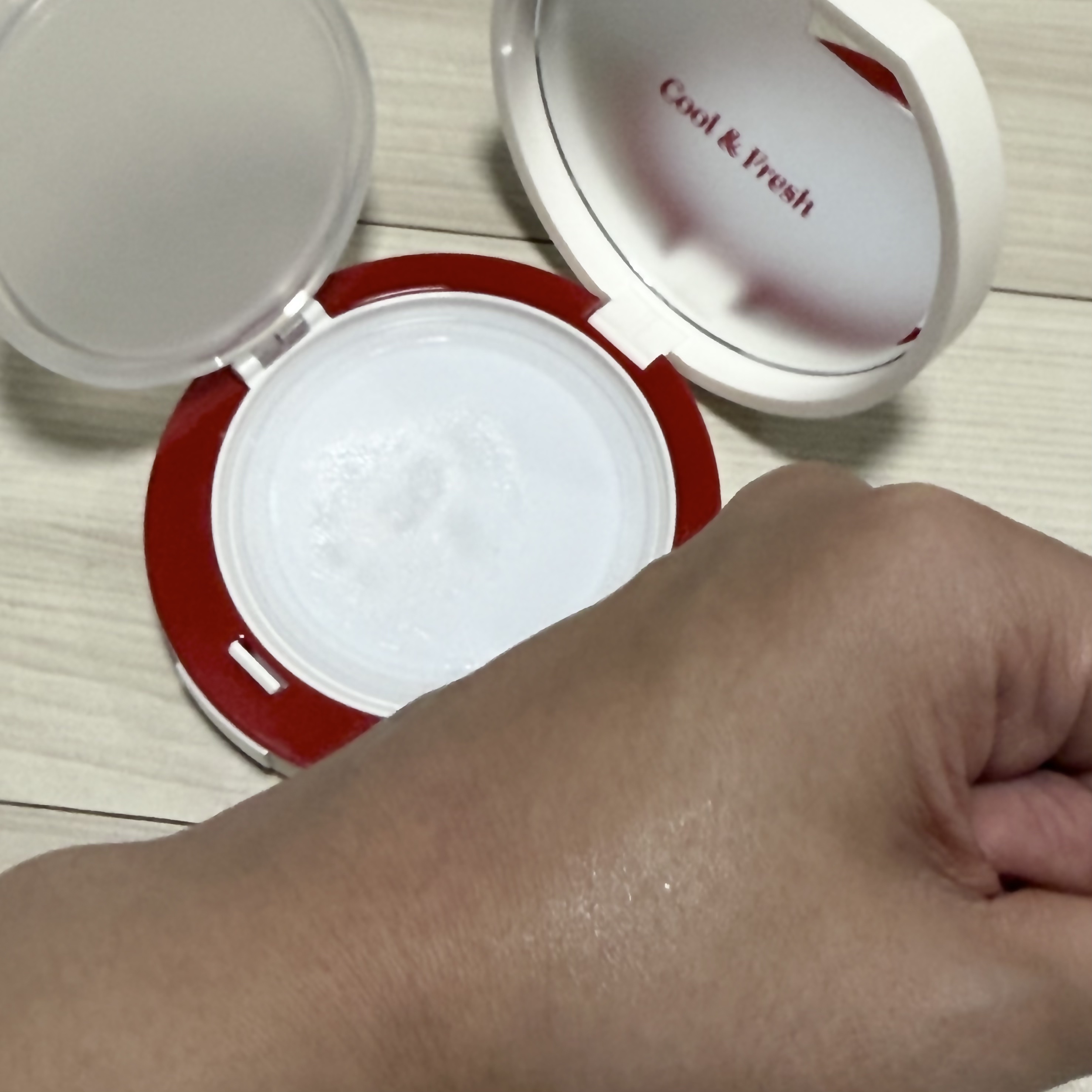 ビーベルベット セバムカットクッション/espoir/プレストパウダーを使ったクチコミ（2枚目）