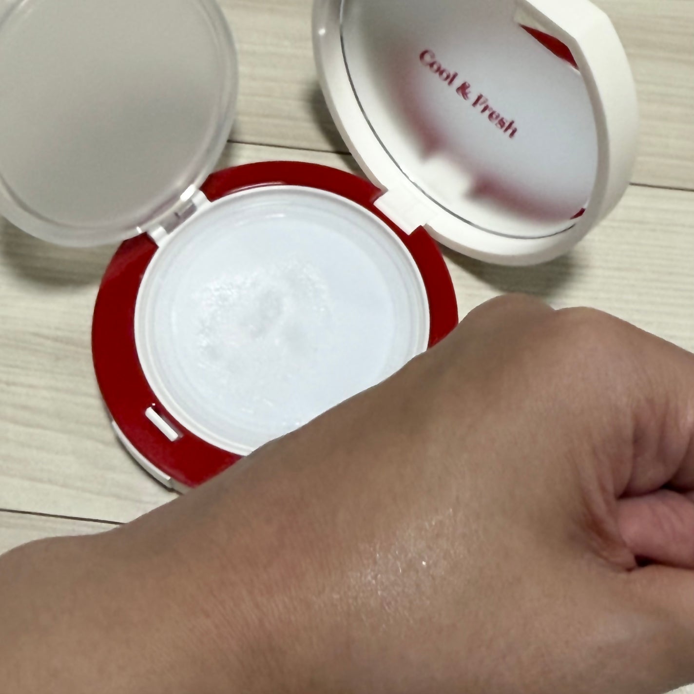 ビーベルベット セバムカットクッション/espoir/プレストパウダーを使ったクチコミ(2枚目)