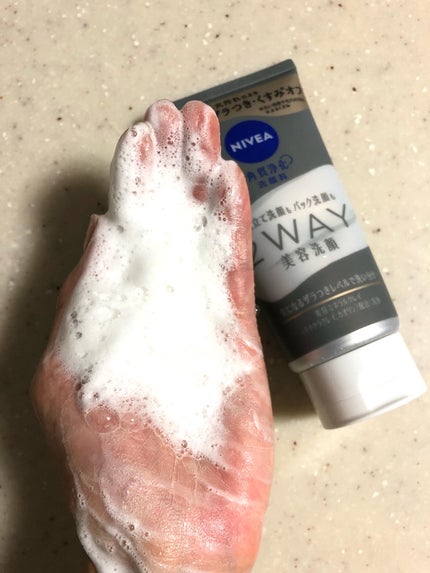 ニベア2WAY美容洗顔/ニベア/洗顔フォームを使ったクチコミ(3枚目)