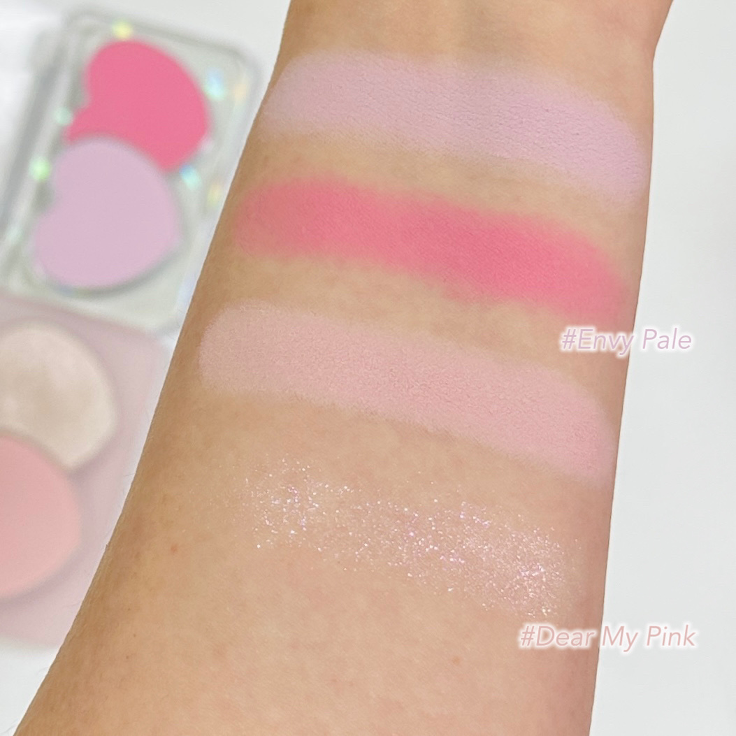 ハートポップデュオブラッシャー/ETUDE/パウダーチークを使ったクチコミ（2枚目）