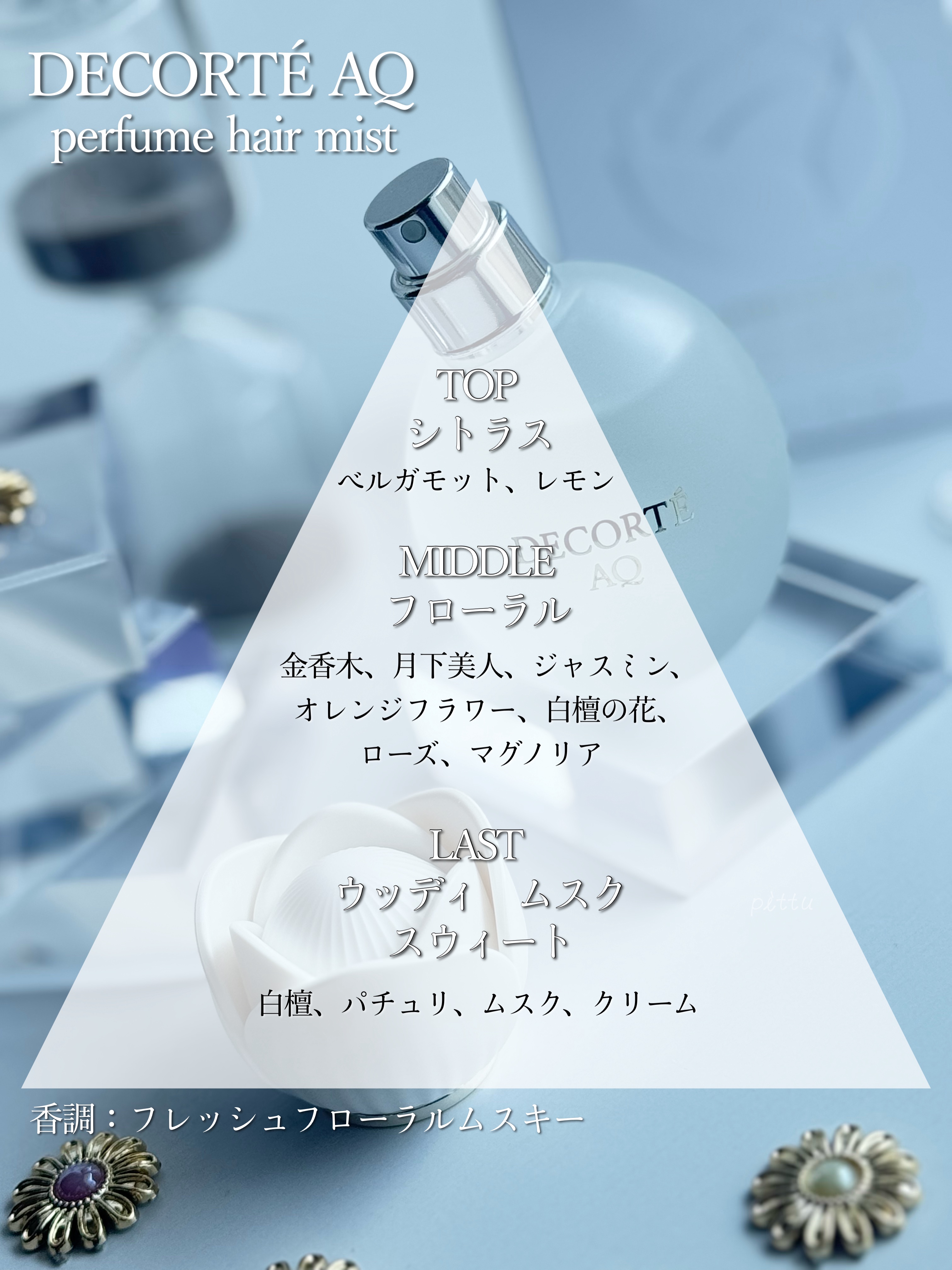 コスメデコルテ AQ パフュームド ヘアミスト/DECORTÉ/ヘアミストを使ったクチコミ（3枚目）