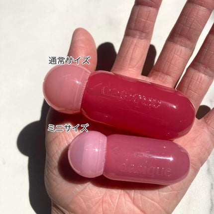 ジューシーデューイグロウティントミニ/dasique/リップティントを使ったクチコミ(2枚目)