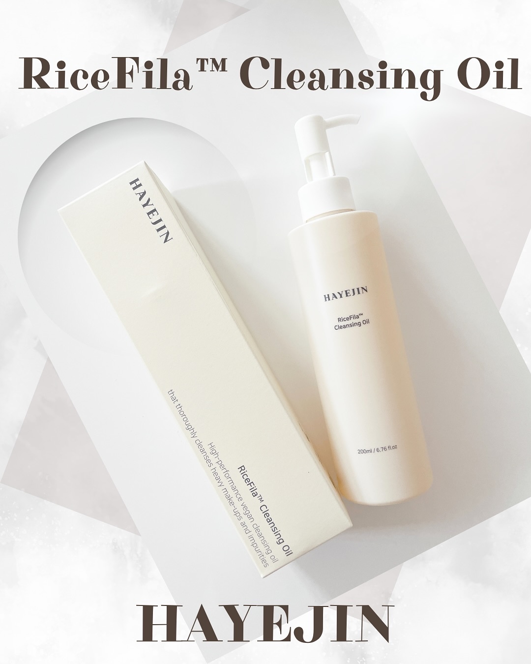 ライスフィラ クレンジングオイル/HAYEJIN/オイルクレンジングを使ったクチコミ（1枚目）