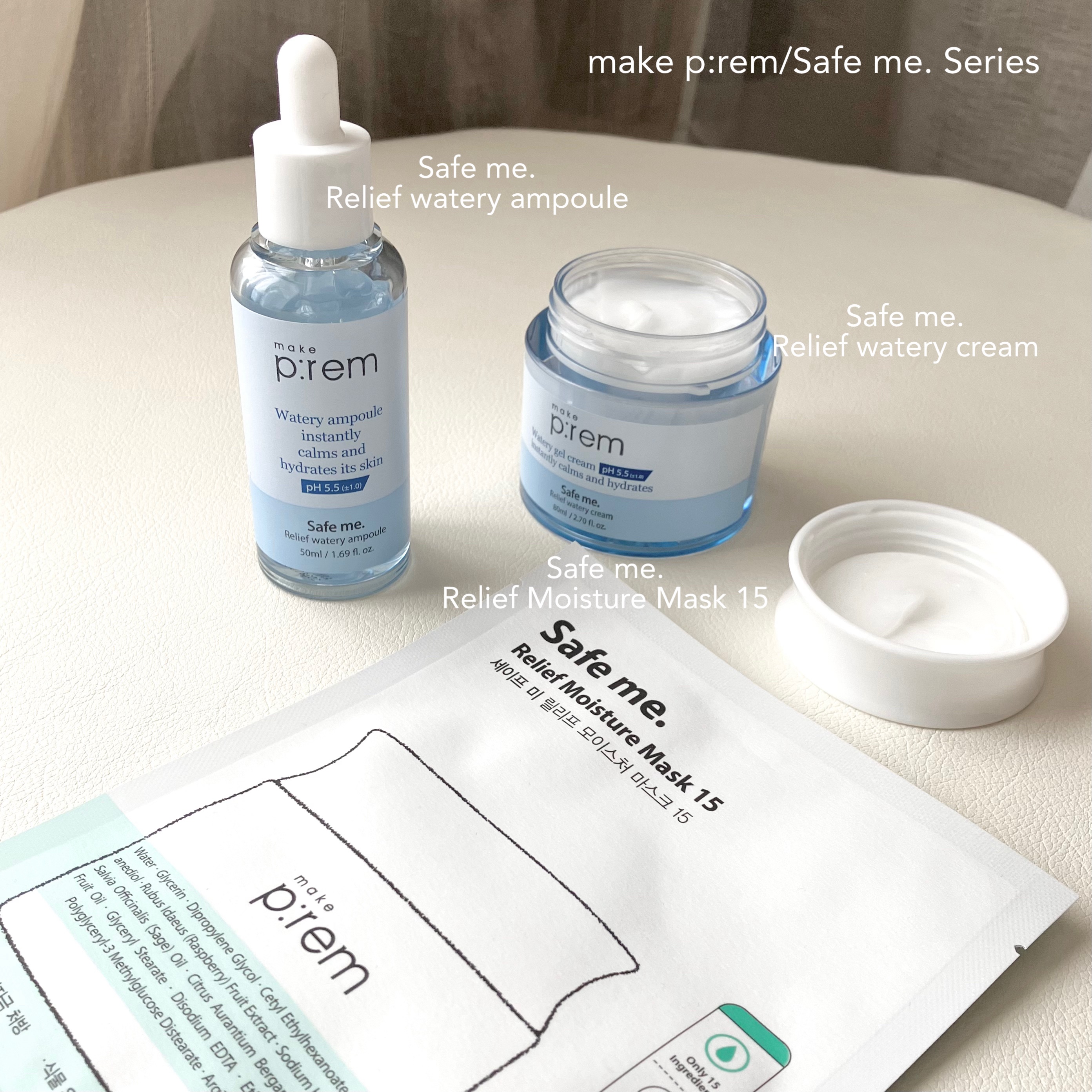 セーフミー リリーフウォータリークリーム/make prem/フェイスクリームを使ったクチコミ（2枚目）