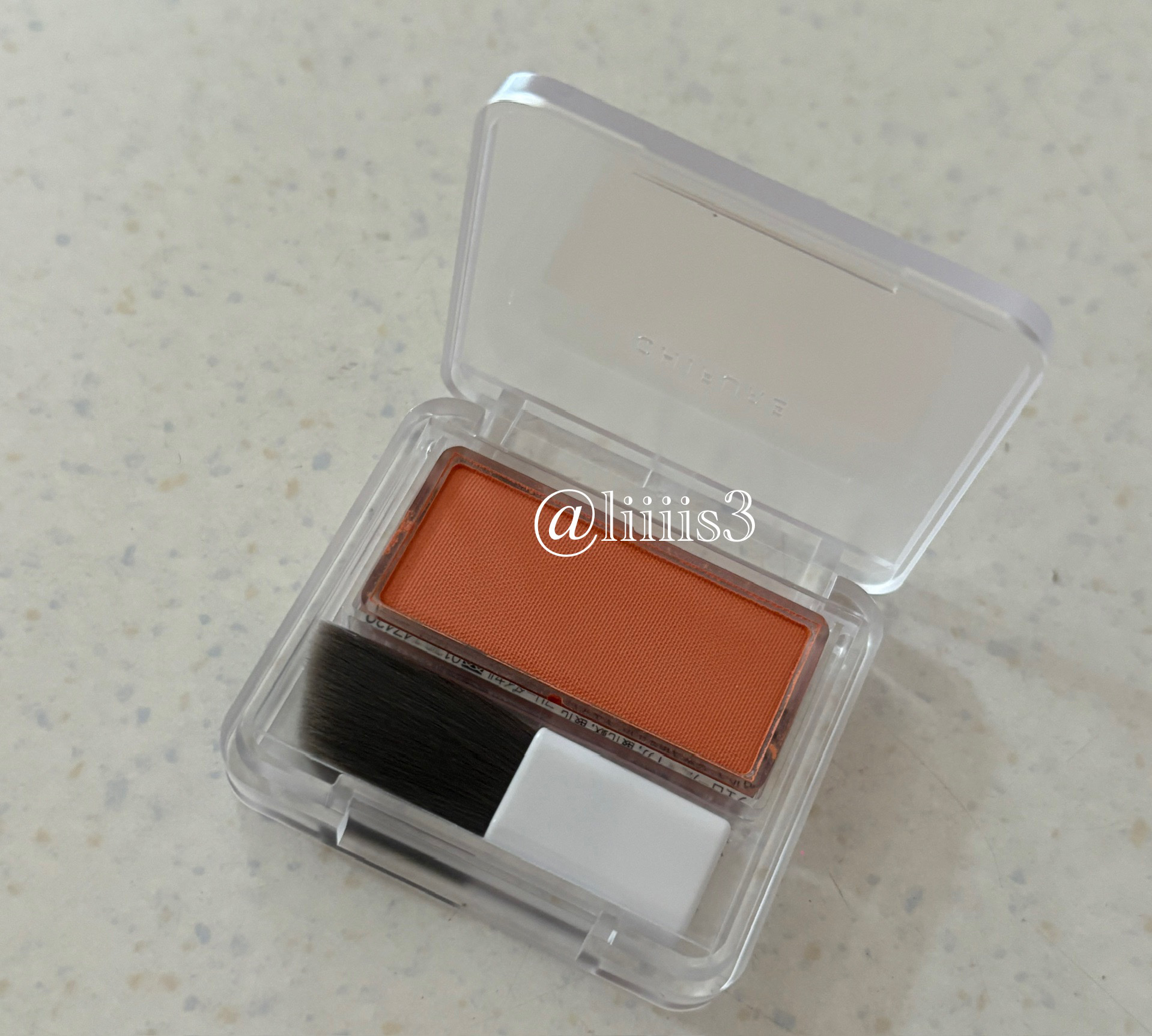 パウダー チーク 443 オレンジ系/ちふれ/パウダーチークを使ったクチコミ（1枚目）