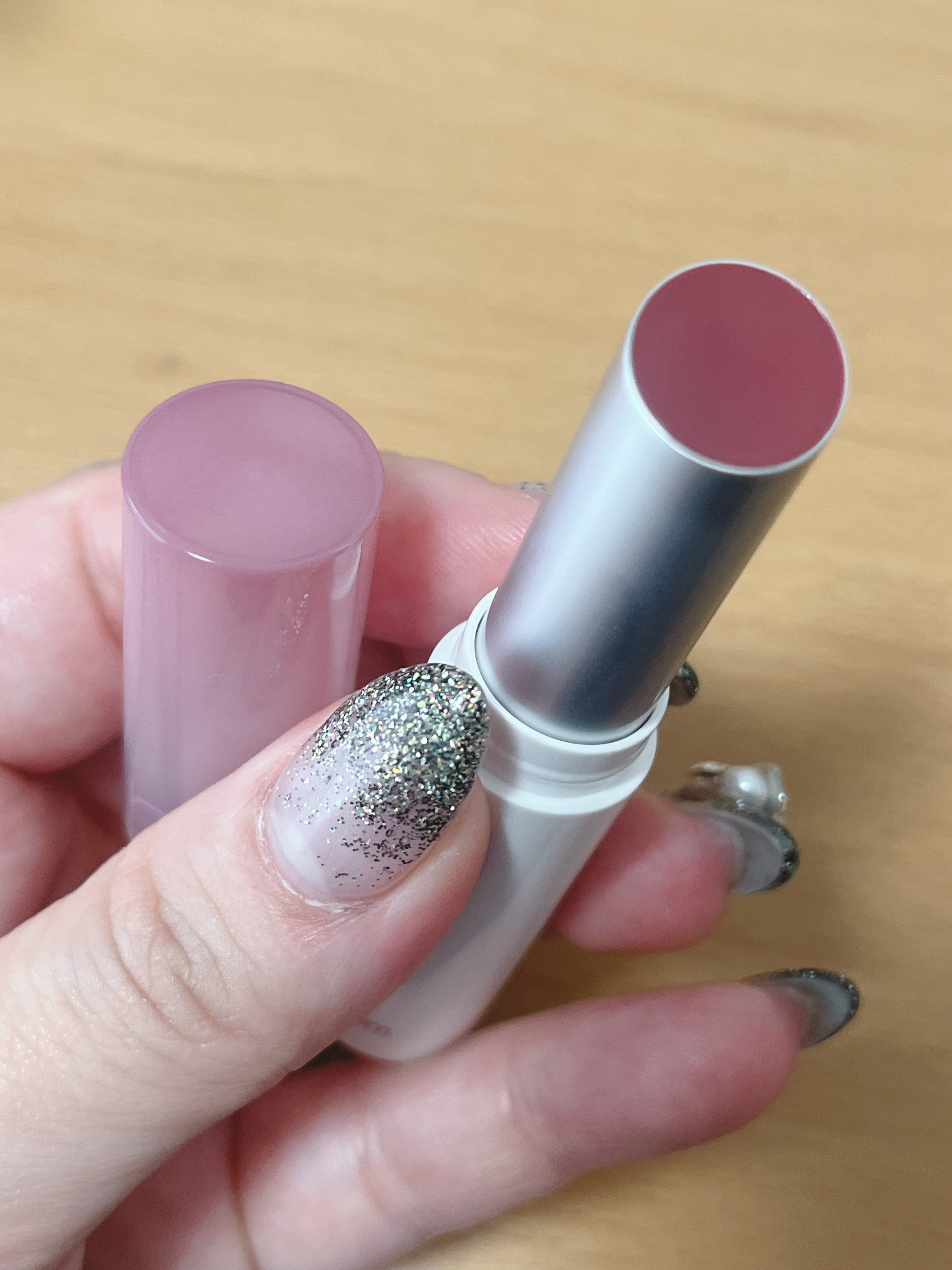 グラスティングメルティングバーム/rom&amp;nd/リップバームを使ったクチコミ（2枚目）