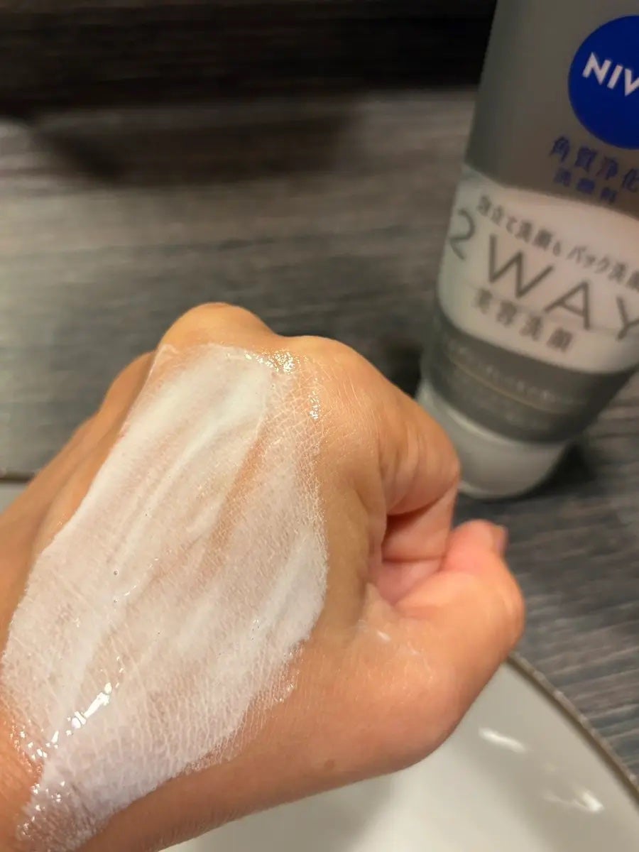 ニベア2WAY美容洗顔/ニベア/洗顔フォームを使ったクチコミ(3枚目)