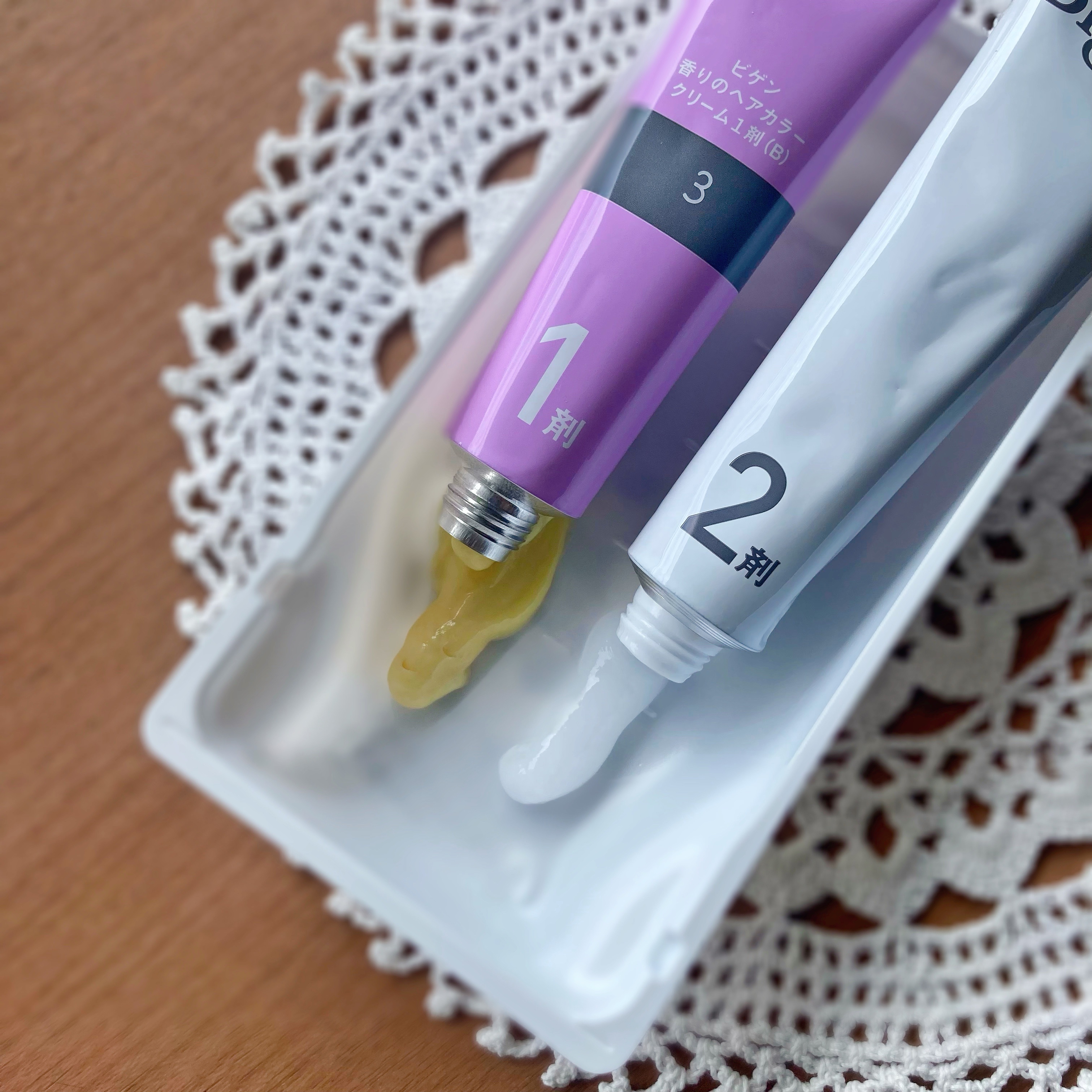 香りのヘアカラー クリーム/ビゲン/ヘアカラーを使ったクチコミ（3枚目）