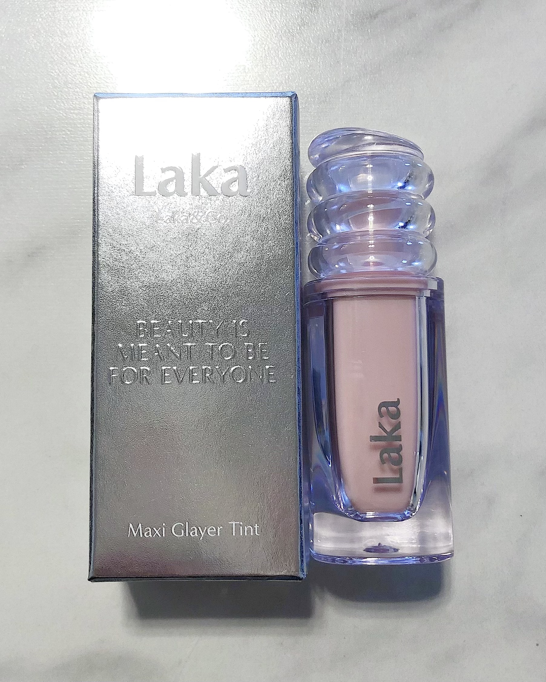 ラカ　マキシグレイヤーティント ＃604　ミスティー/Laka/リップティントを使ったクチコミ（1枚目）