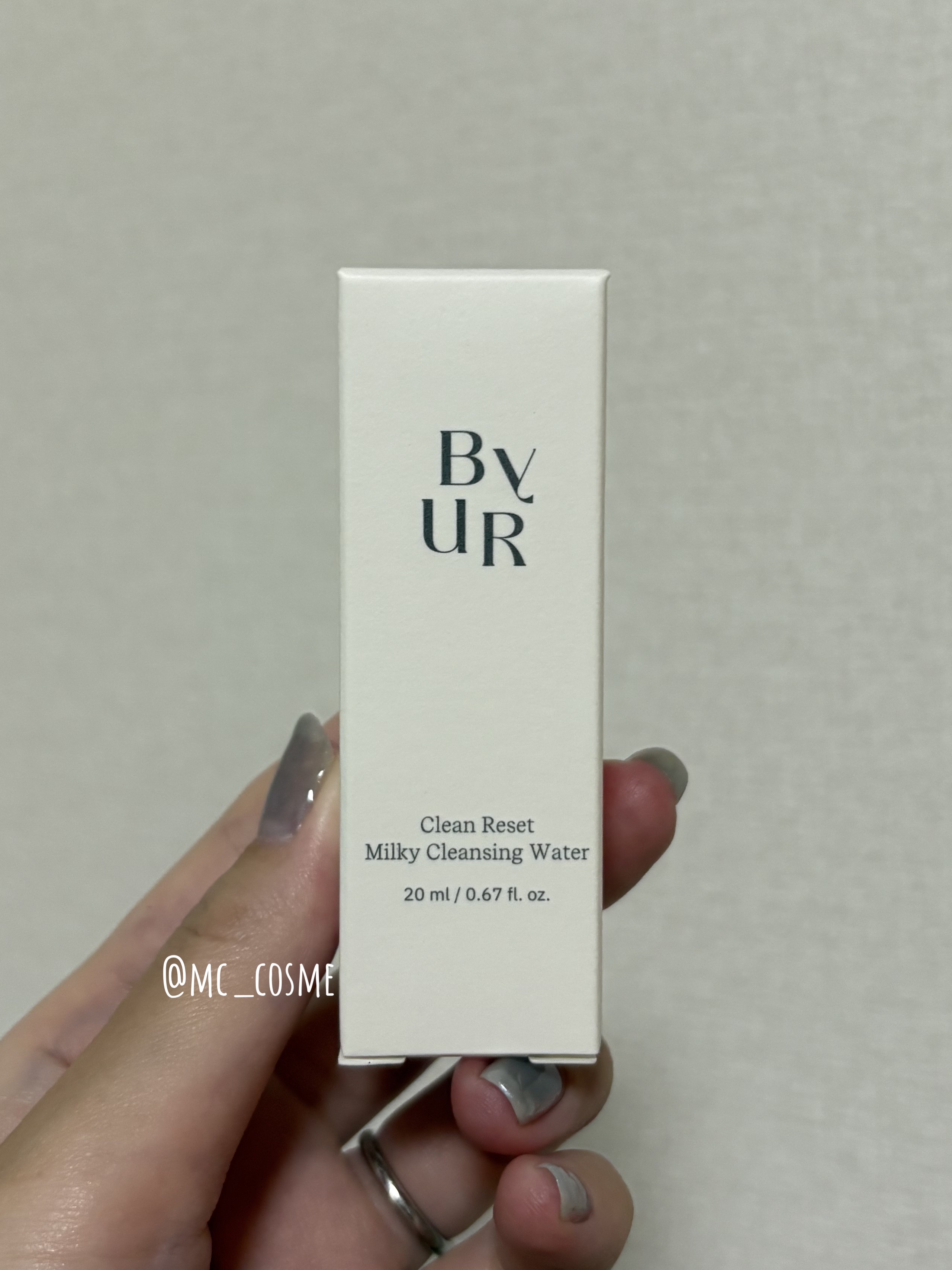 クリーンリセット ミルキー クレンジングウォーター/ByUR/クレンジングウォーターを使ったクチコミ（3枚目）