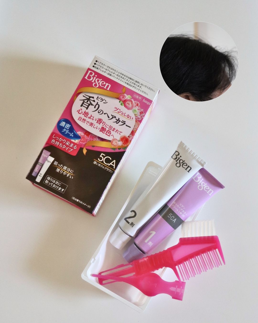 香りのヘアカラー クリーム/ビゲン/ヘアカラーを使ったクチコミ（1枚目）